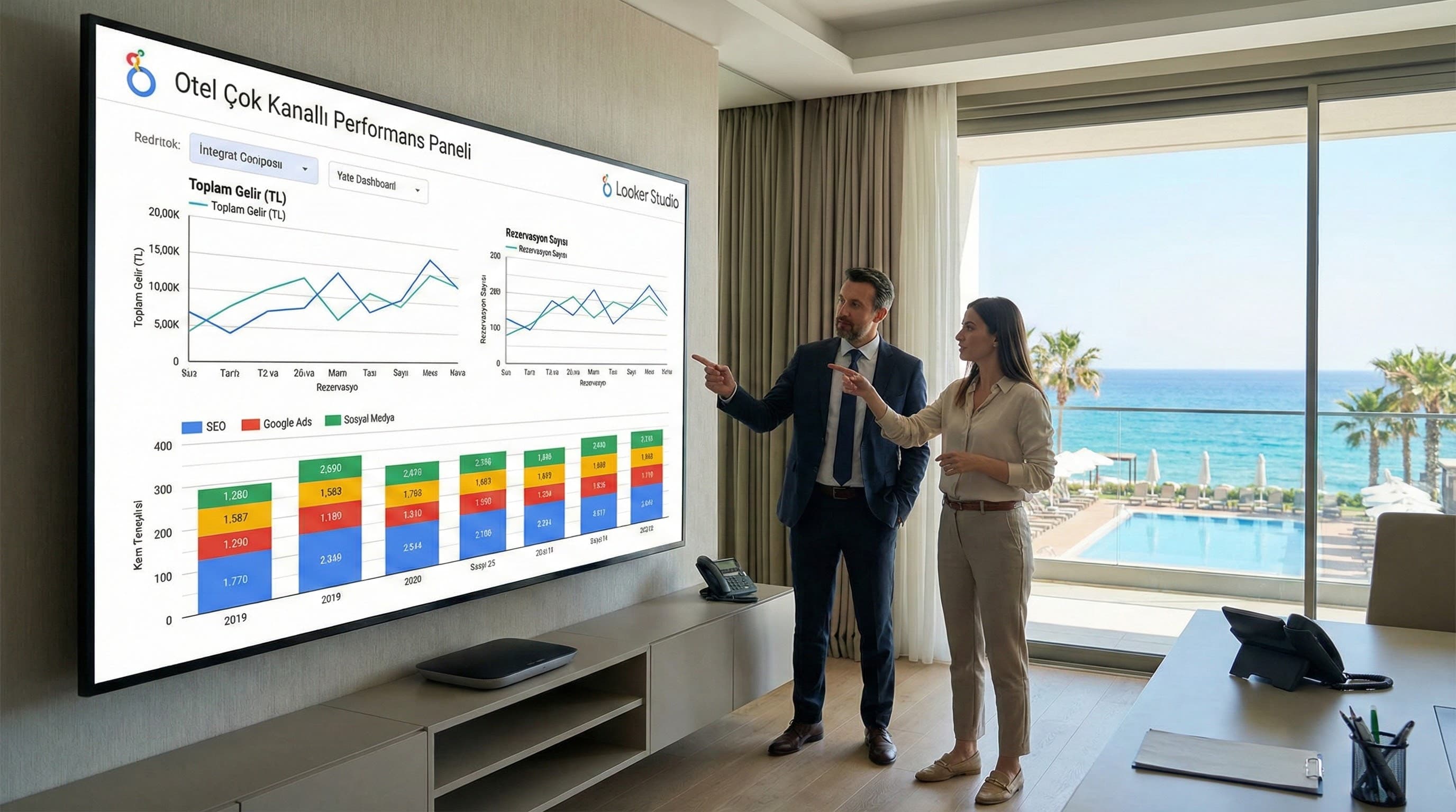 SEO, SEM ve SMM Verilerini Looker Studio’da Tek Panelde Birleştirmek