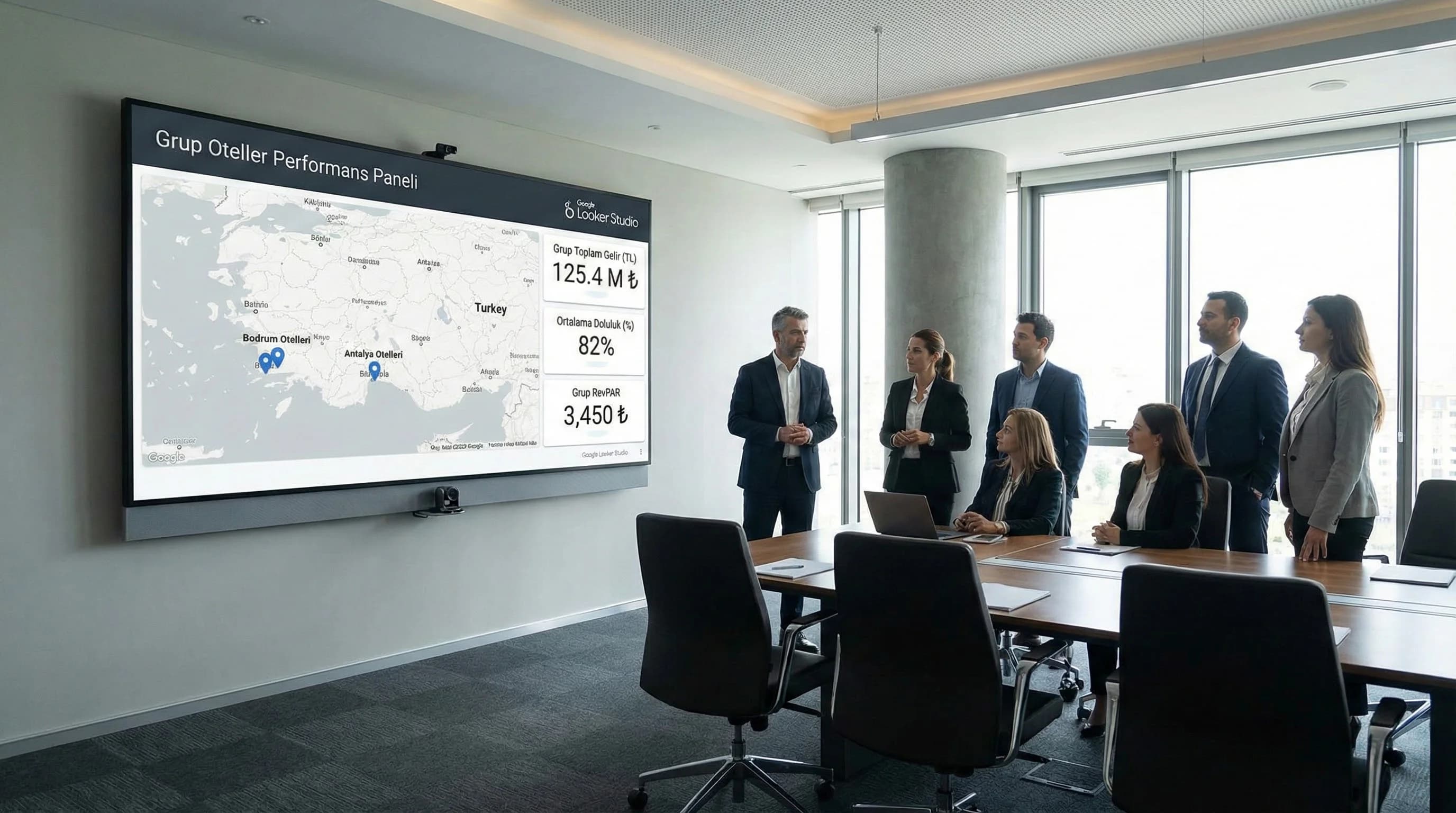 Çok Otelli Yapılarda Looker Studio Mimarisi: Grup Oteller İçin Dashboard Tasarımı