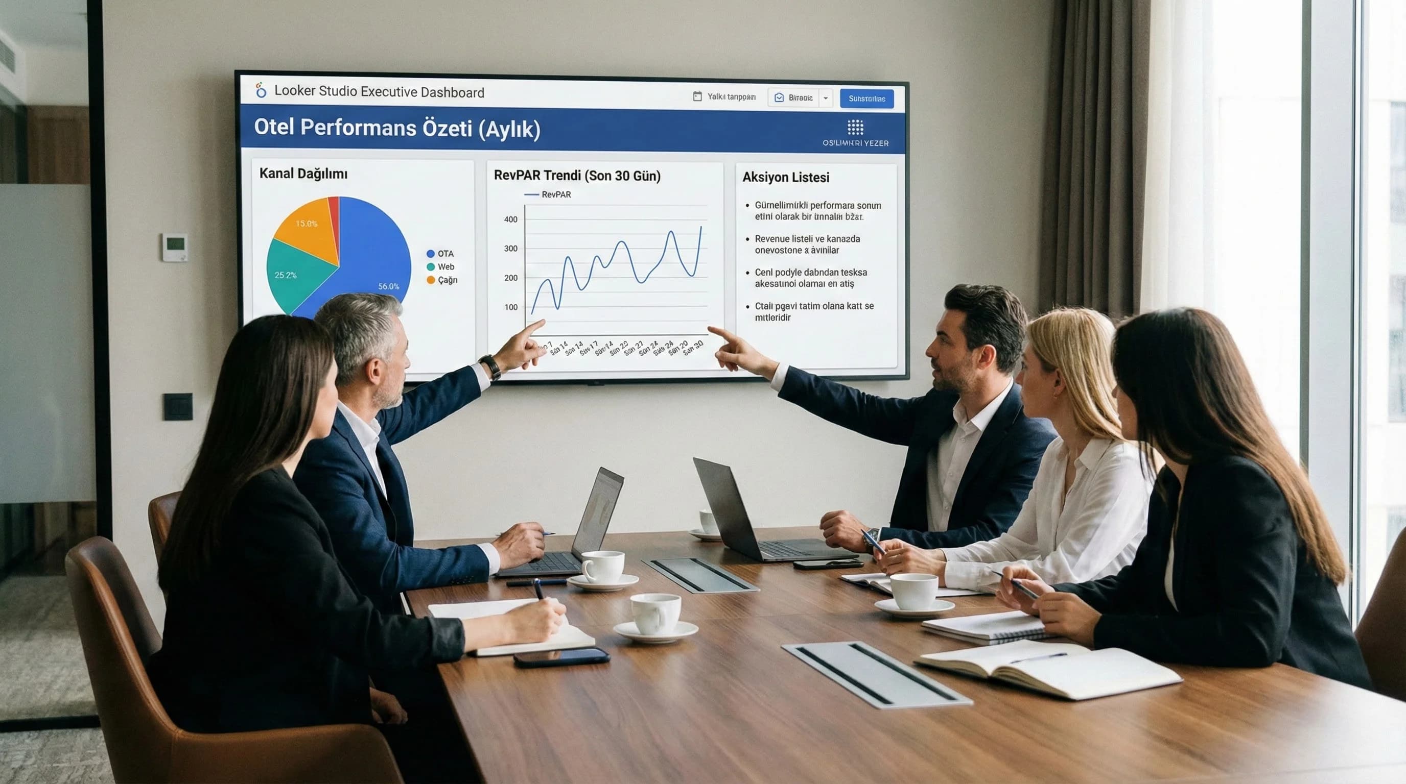 Yöneticiler için executive dashboard nasıl tasarlanmalı?