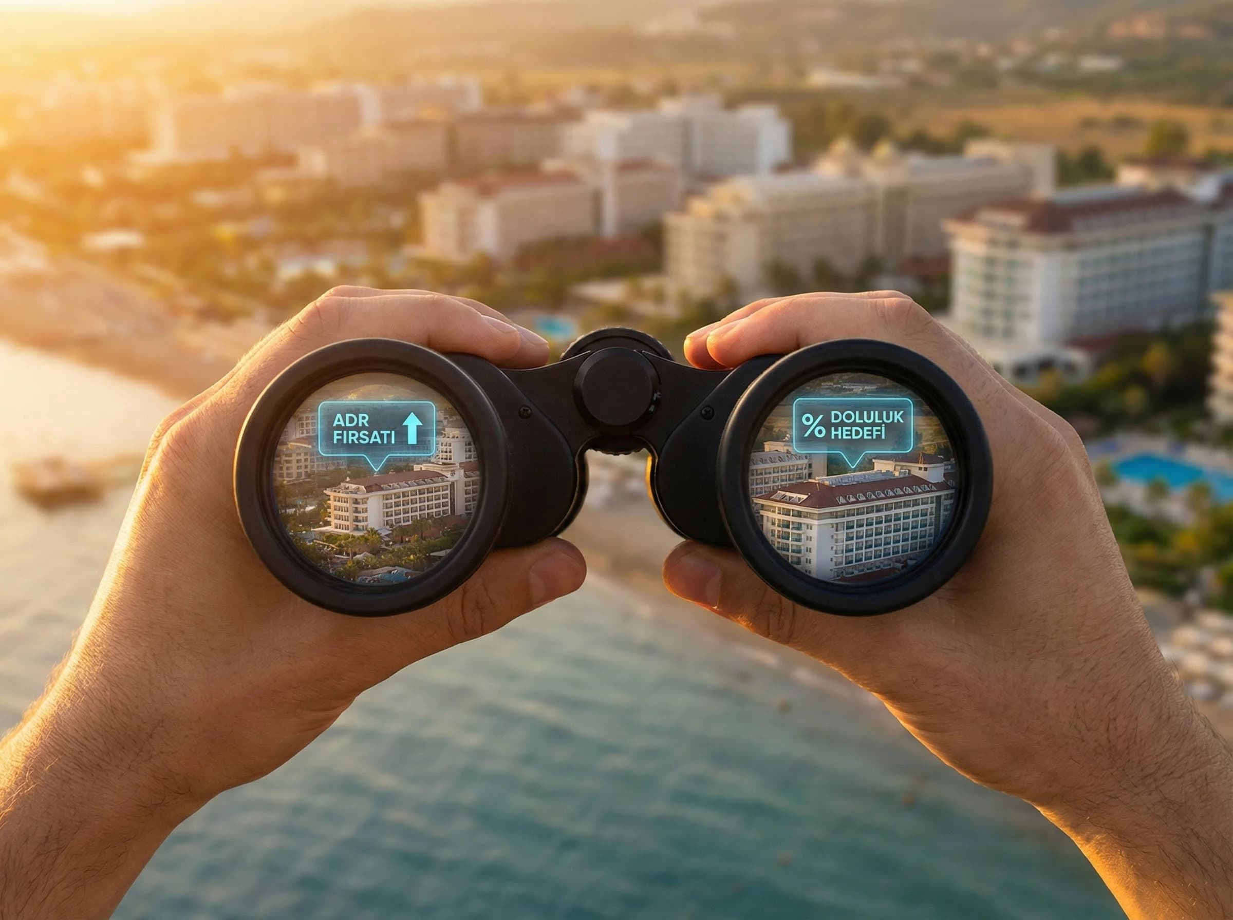 Benchmark amacı ve faydasını anlatan bölüm ayırıcı otel görseli