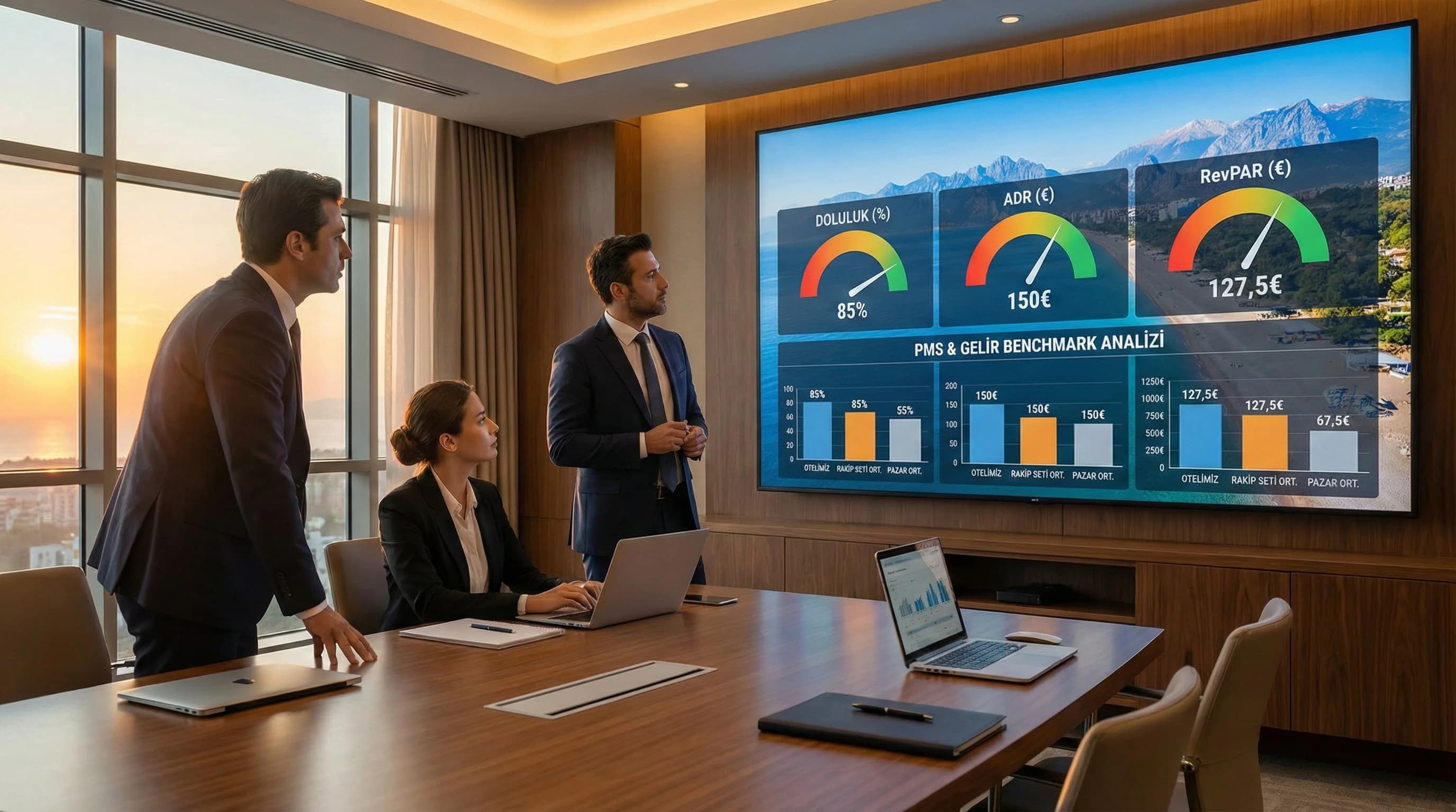 PMS ve Gelir Benchmark’ı: Doluluk, RevPAR ve ADR’i Rakiplerle Kıyaslamak