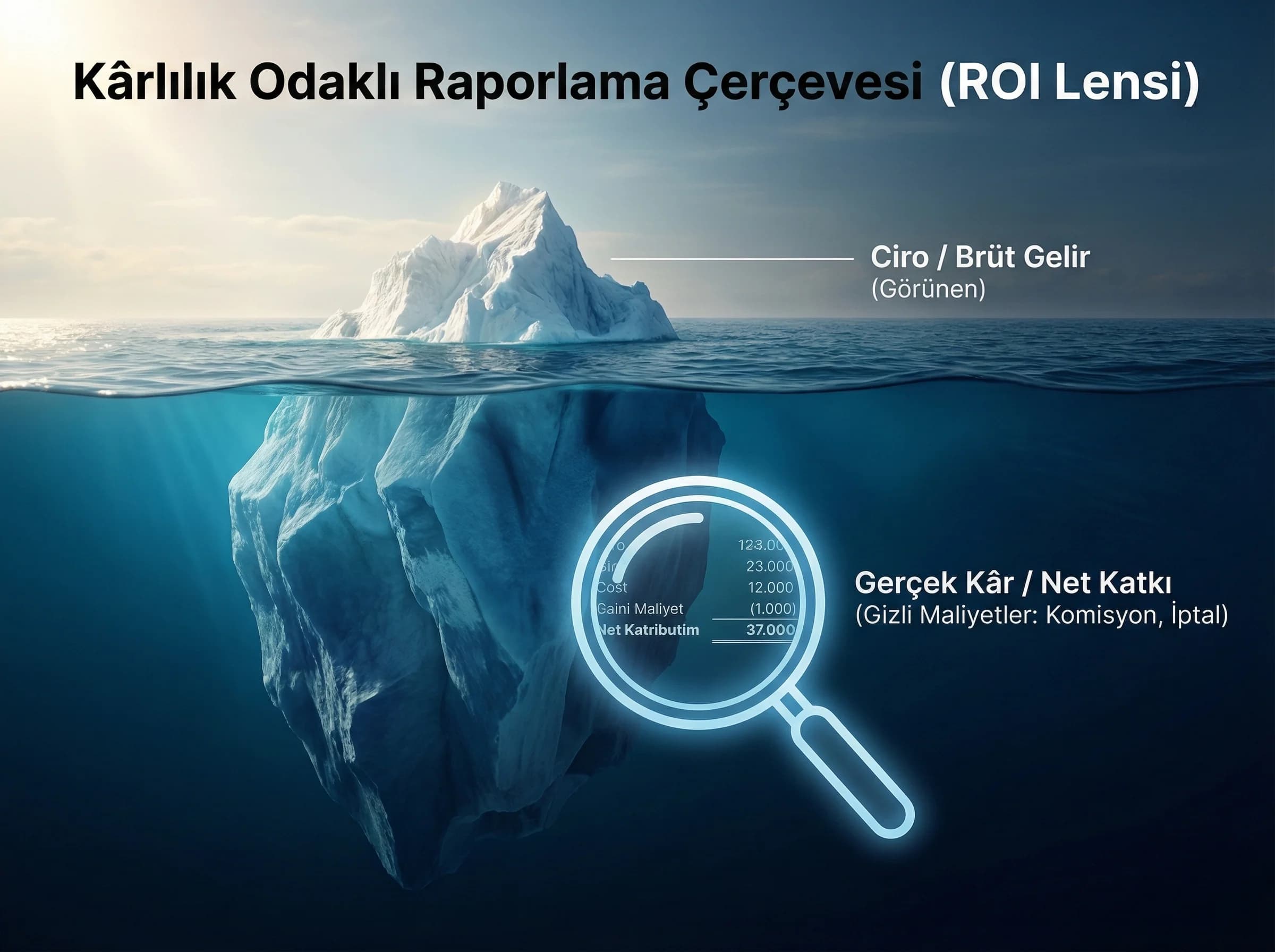 Kârlılık çerçevesi ve yönetim raporu bölümünü ayıran otel görseli