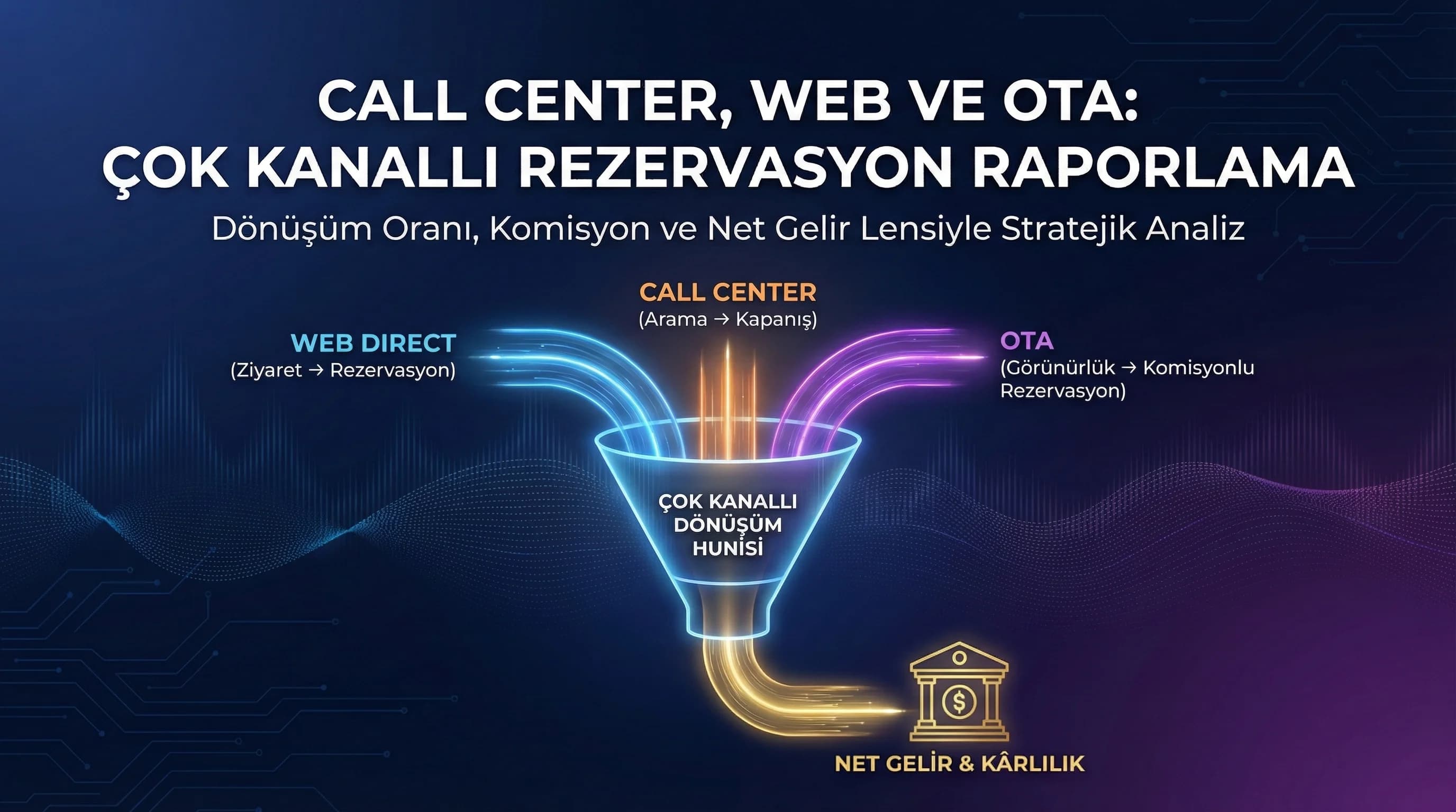 Call Center, Web ve OTA: Çok Kanallı Rezervasyon Dönüşümünü Raporlamak