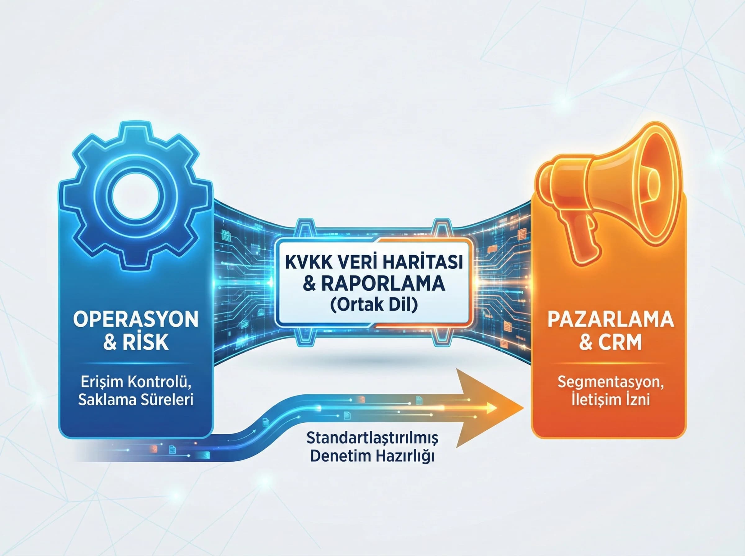 KVKK raporlama kullanım alanları, operasyon ve pazarlama köprüsü kuran özet