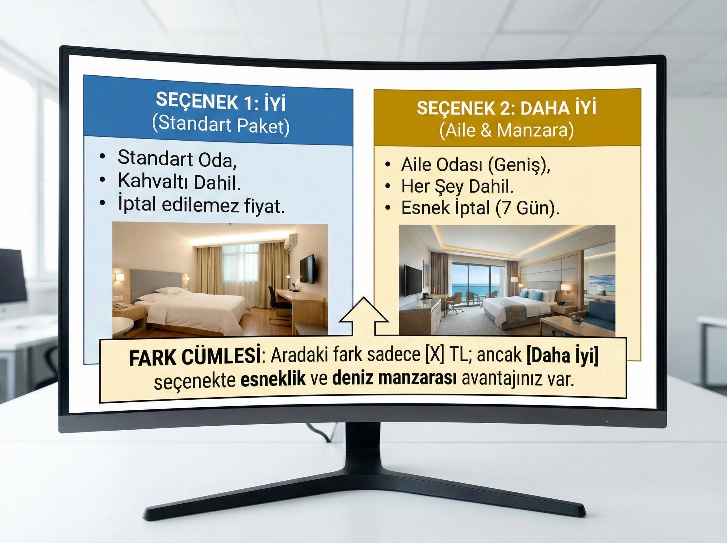 Teklif kurgusu ve seçenek yapısını anlatan bölüm ayırıcı görsel