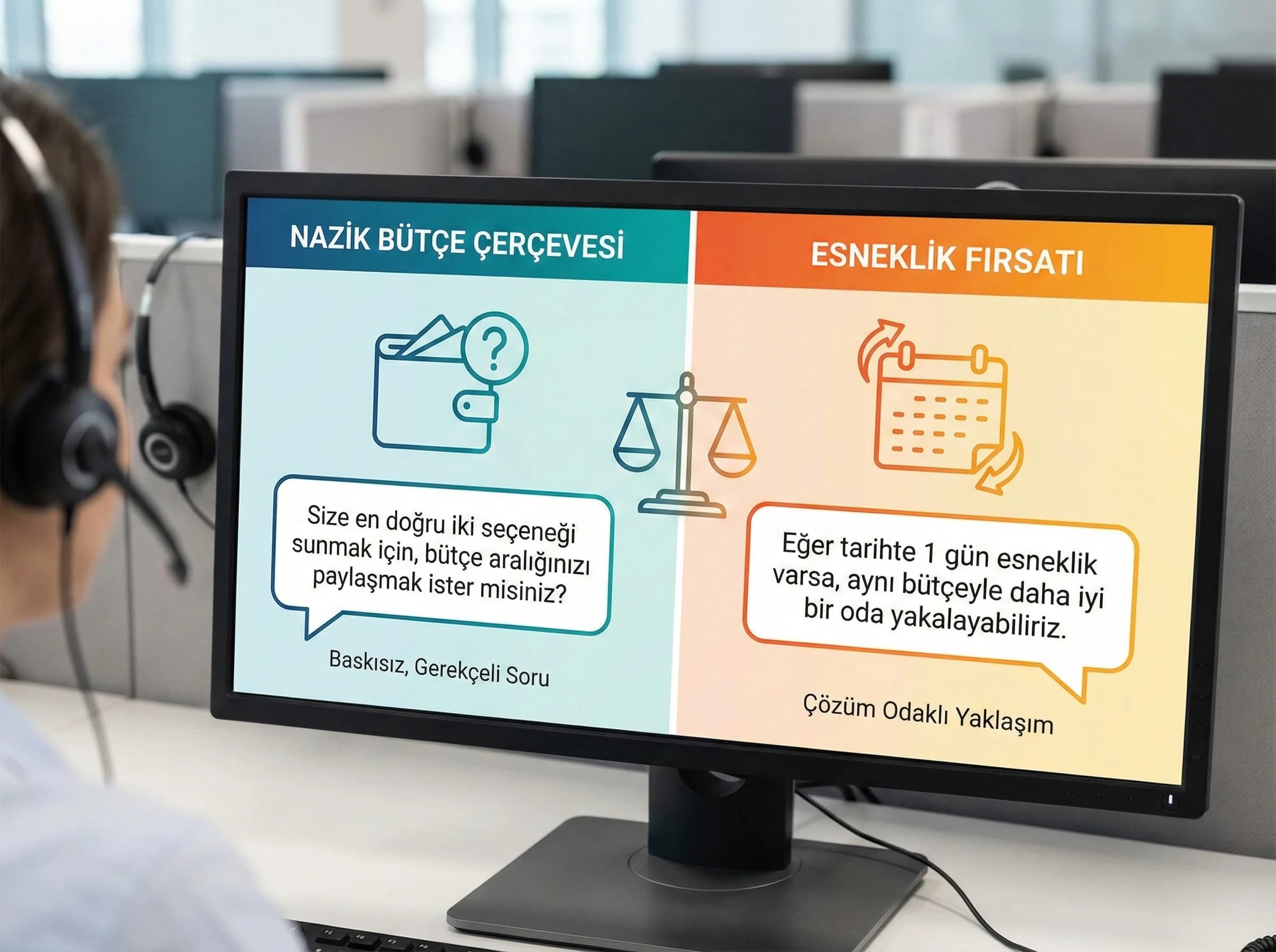 Bütçe/esneklik keşfi + denge + otel bağlamı