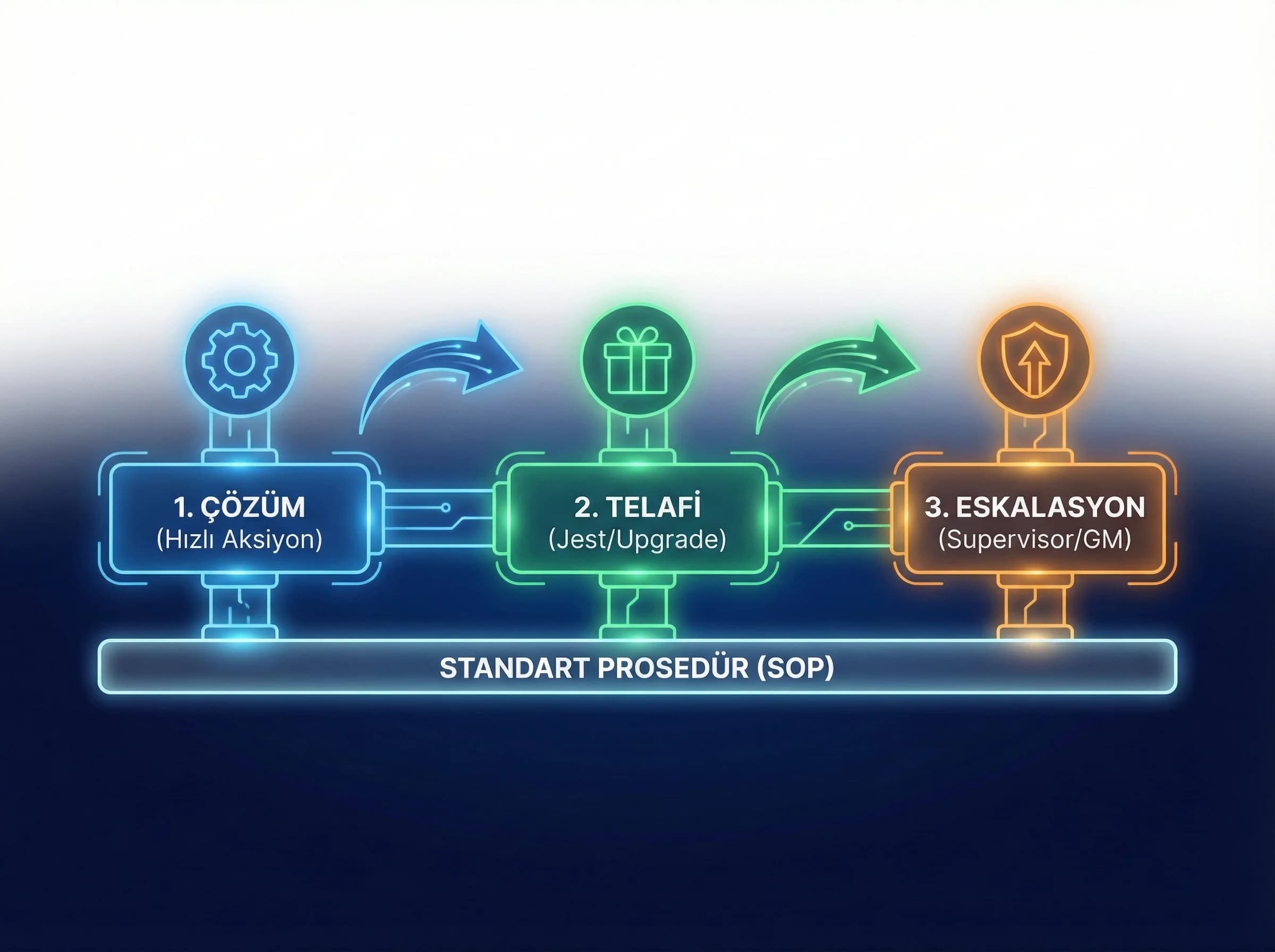 Çözüm telafi bölümü amacı şikâyet prosedürü otel bağlamı