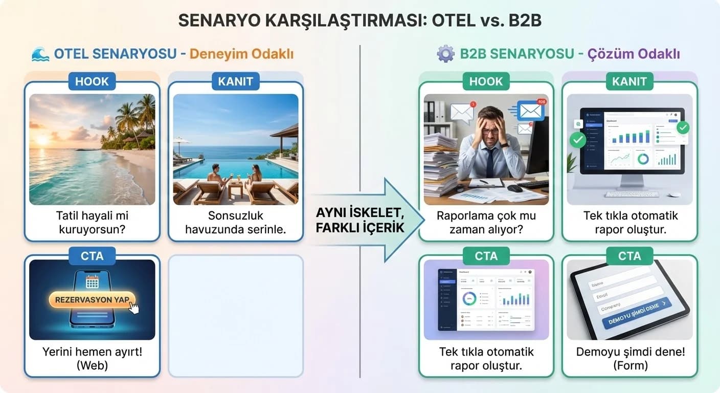 Otel ve B2B için motion graphic senaryosu nasıl yazılır?
