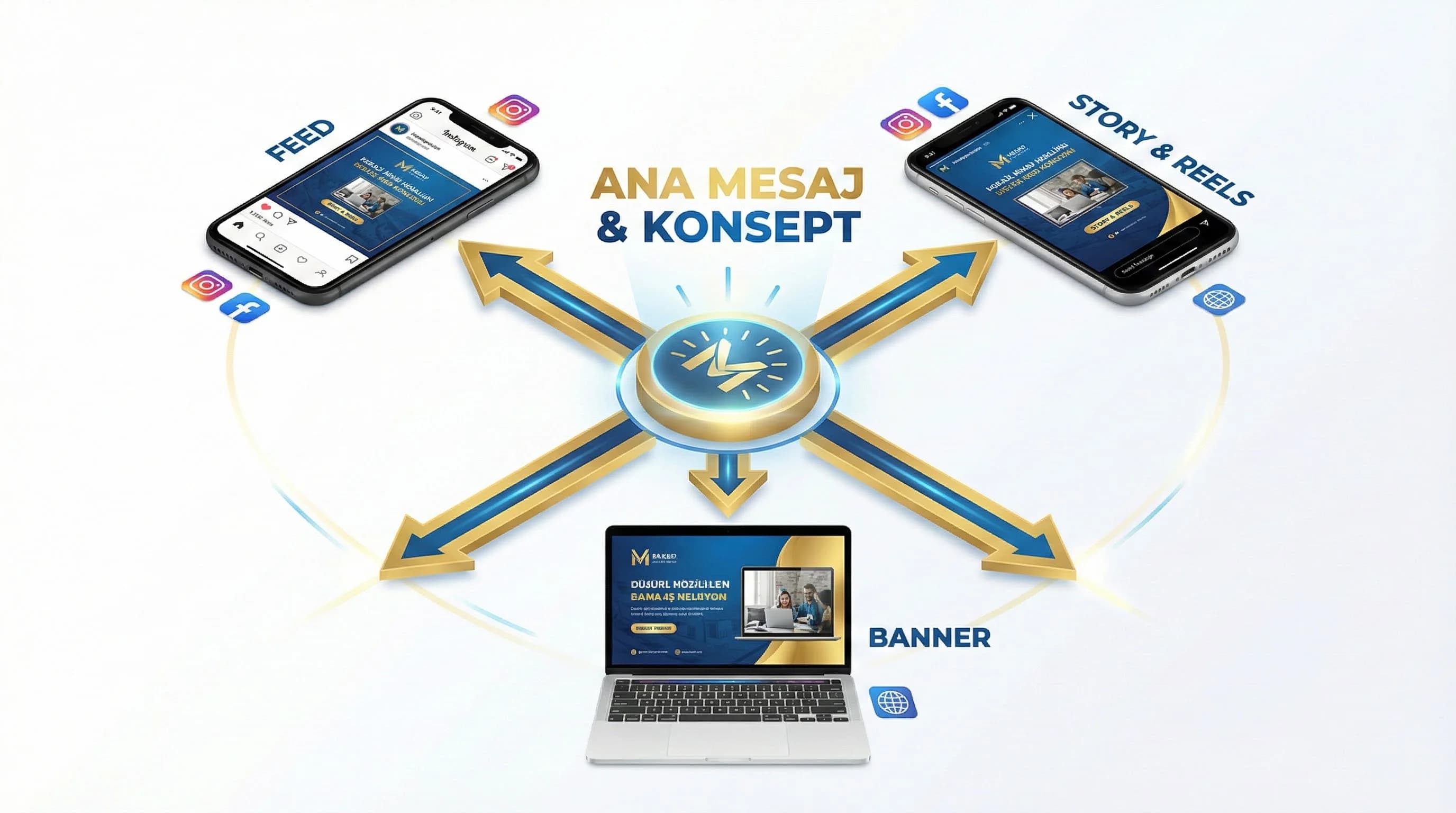 Kampanya İçin Görsel Set Nasıl Kurulur? (Feed, Story, Reels, Banner)