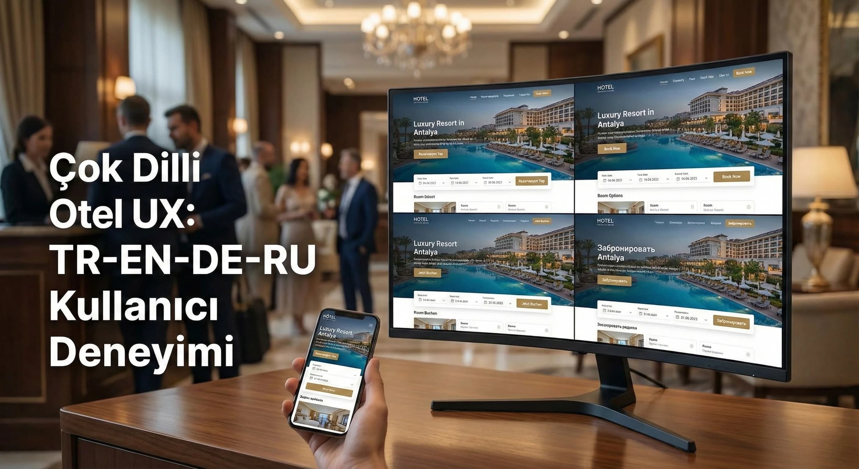 Çok Dilli Otel Web Sitelerinde UX: TR–EN–DE–RU Kullanıcı Deneyimi