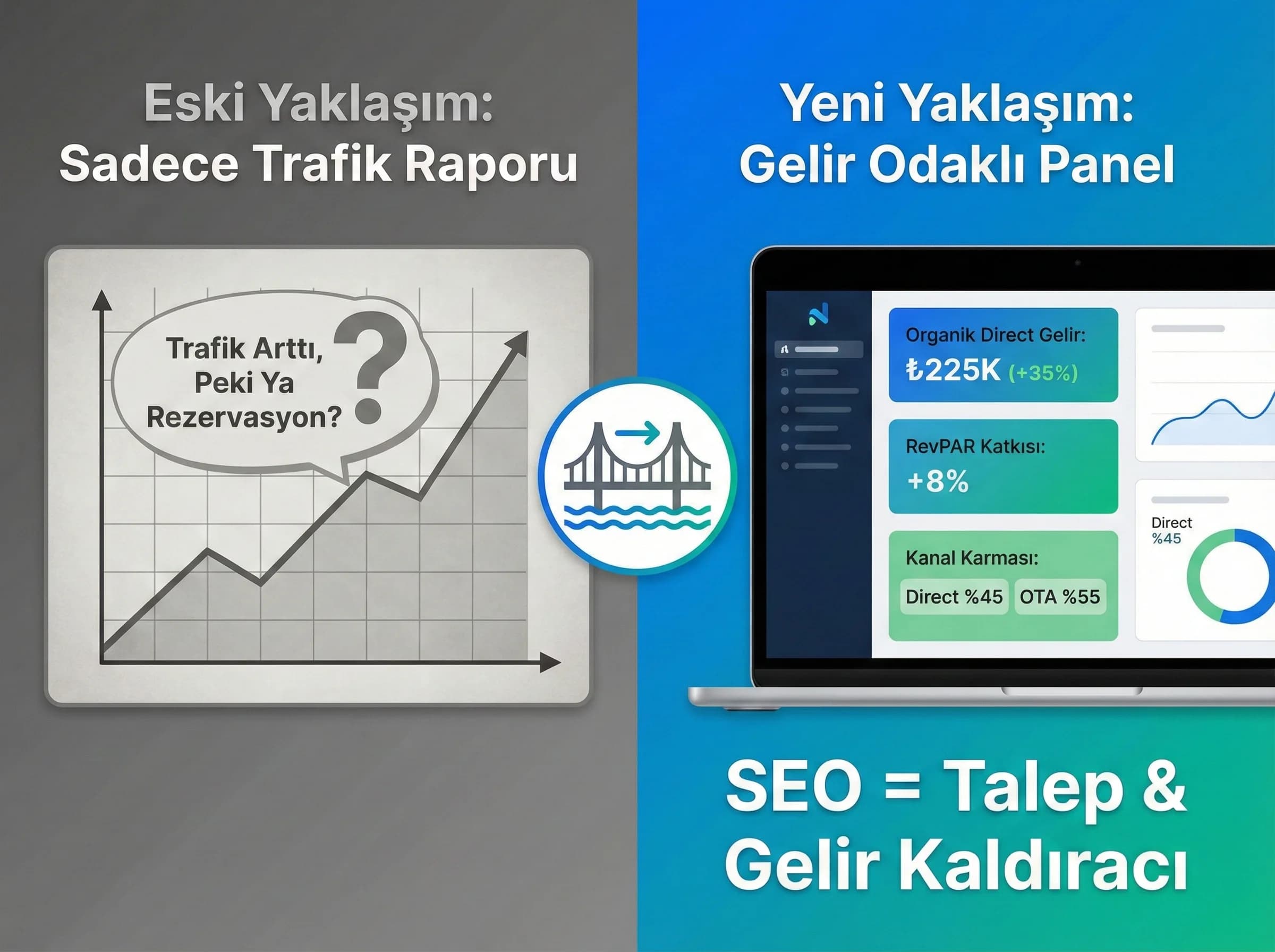 Tek liste sorunu + niyet katmanları + otel SEO bağlamı