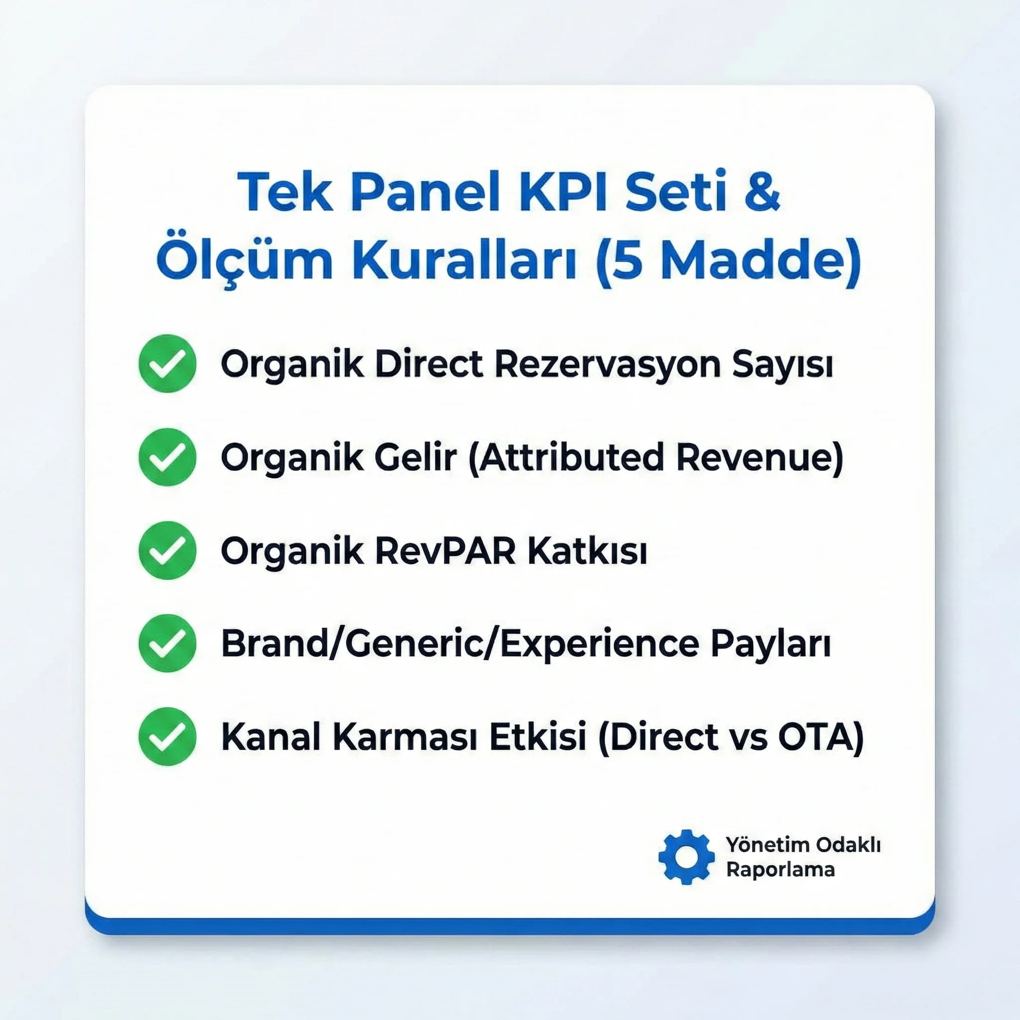 3 katman kuralları checklist + sayfa türü eşlemesi