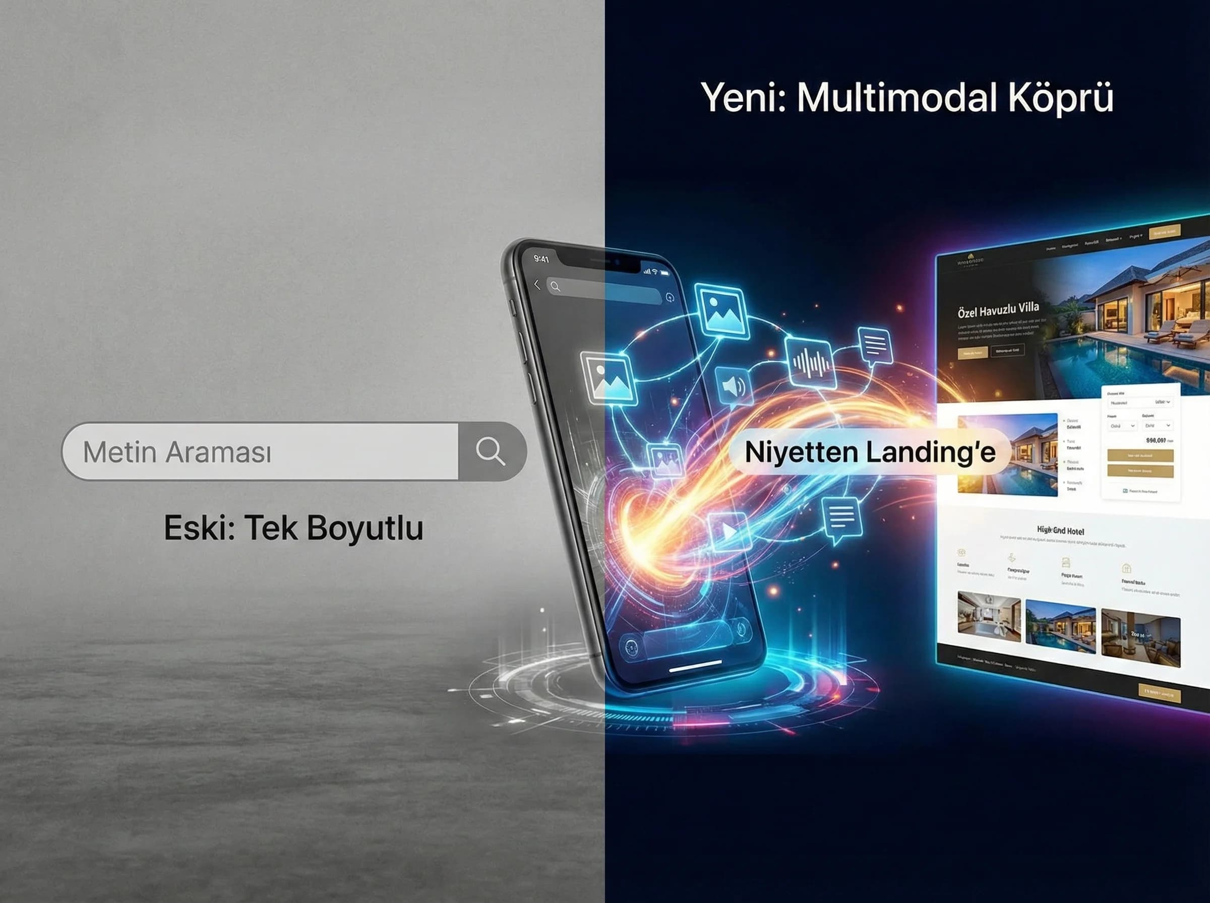 Multimodal kavramı + niyet türleri + otel pazarlama bağlamı