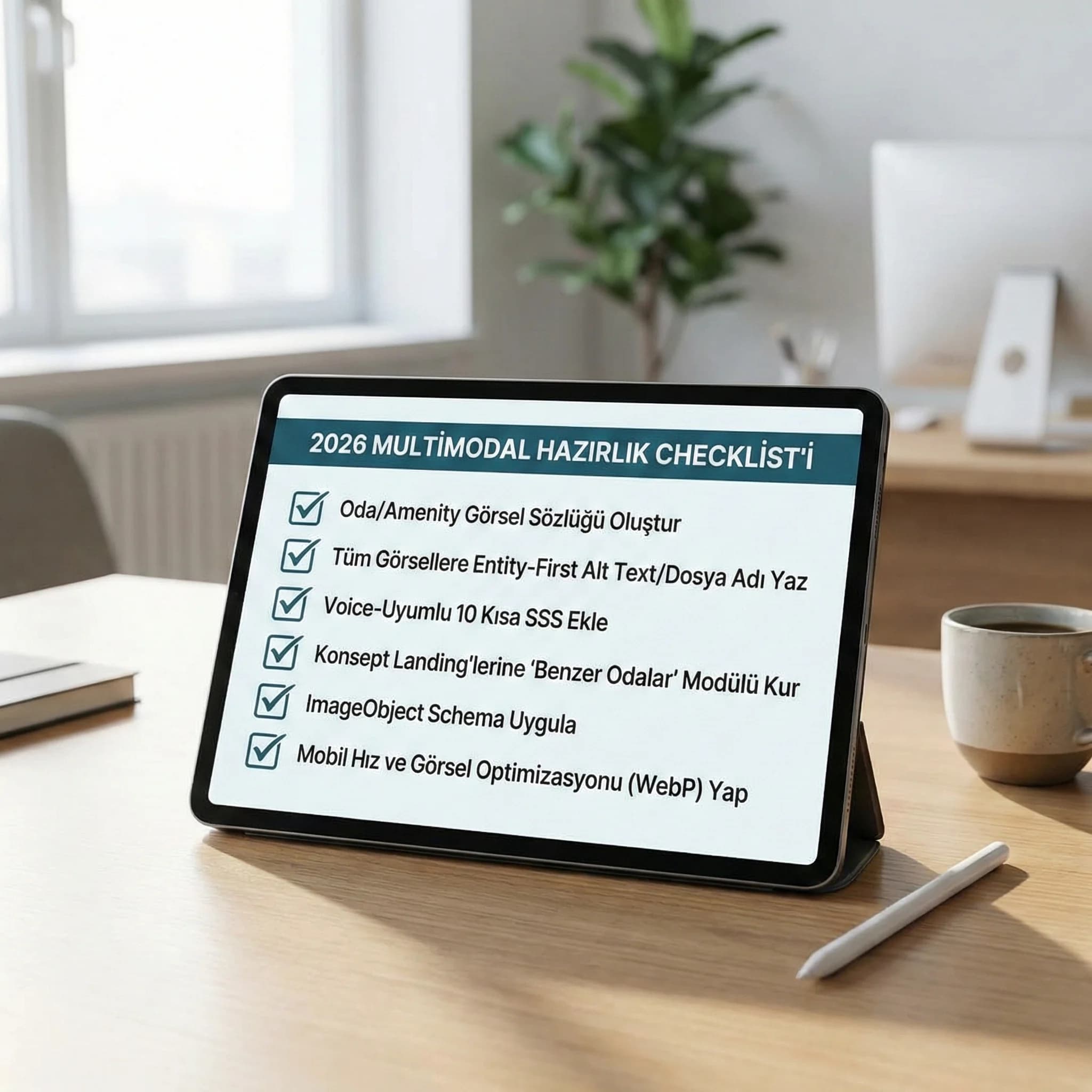 2026 multimodal checklist + uygulama adımları + otel bağlamı