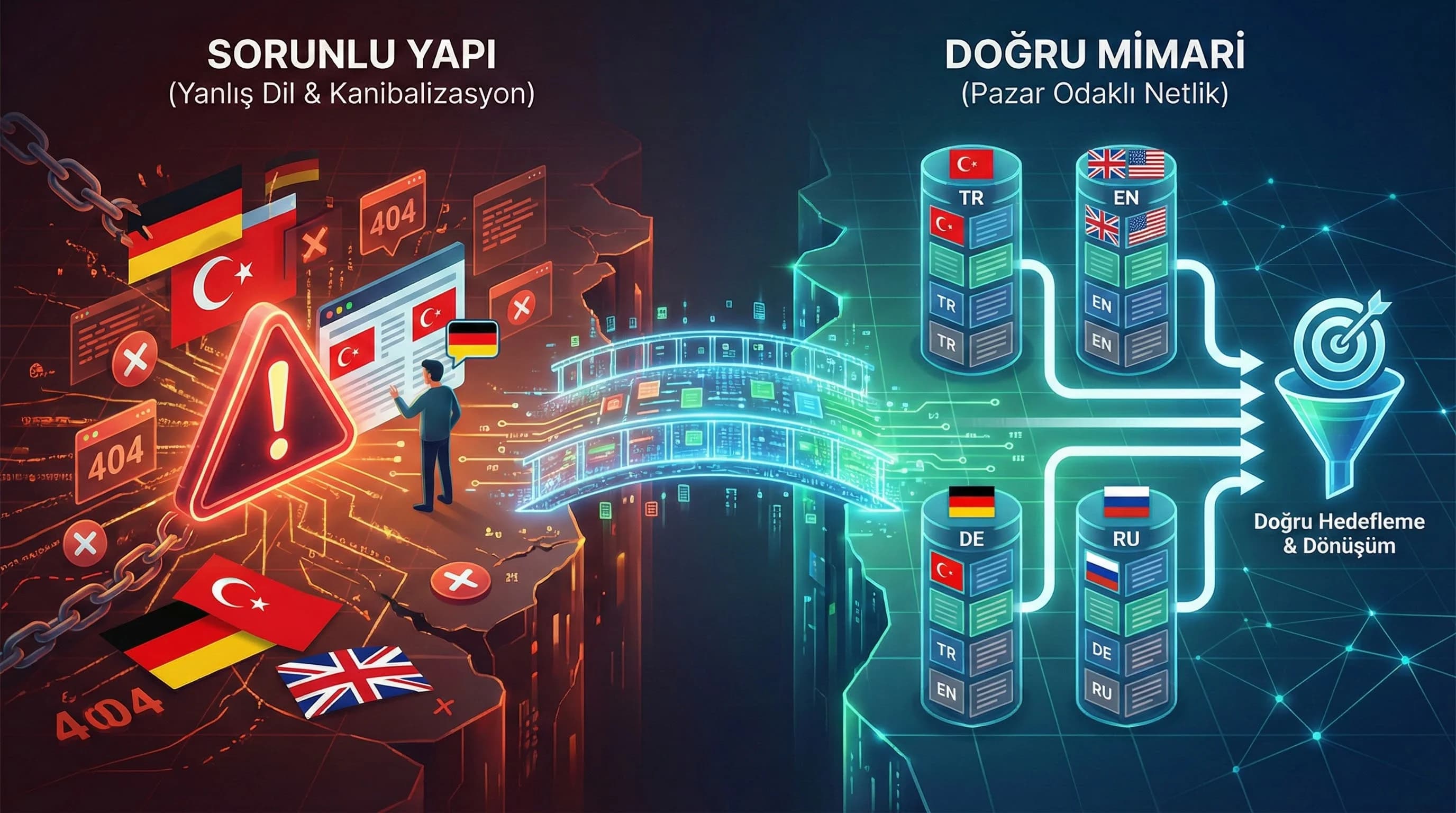 TR–EN–DE–RU için URL ve site mimarisini nasıl seçmelisiniz?