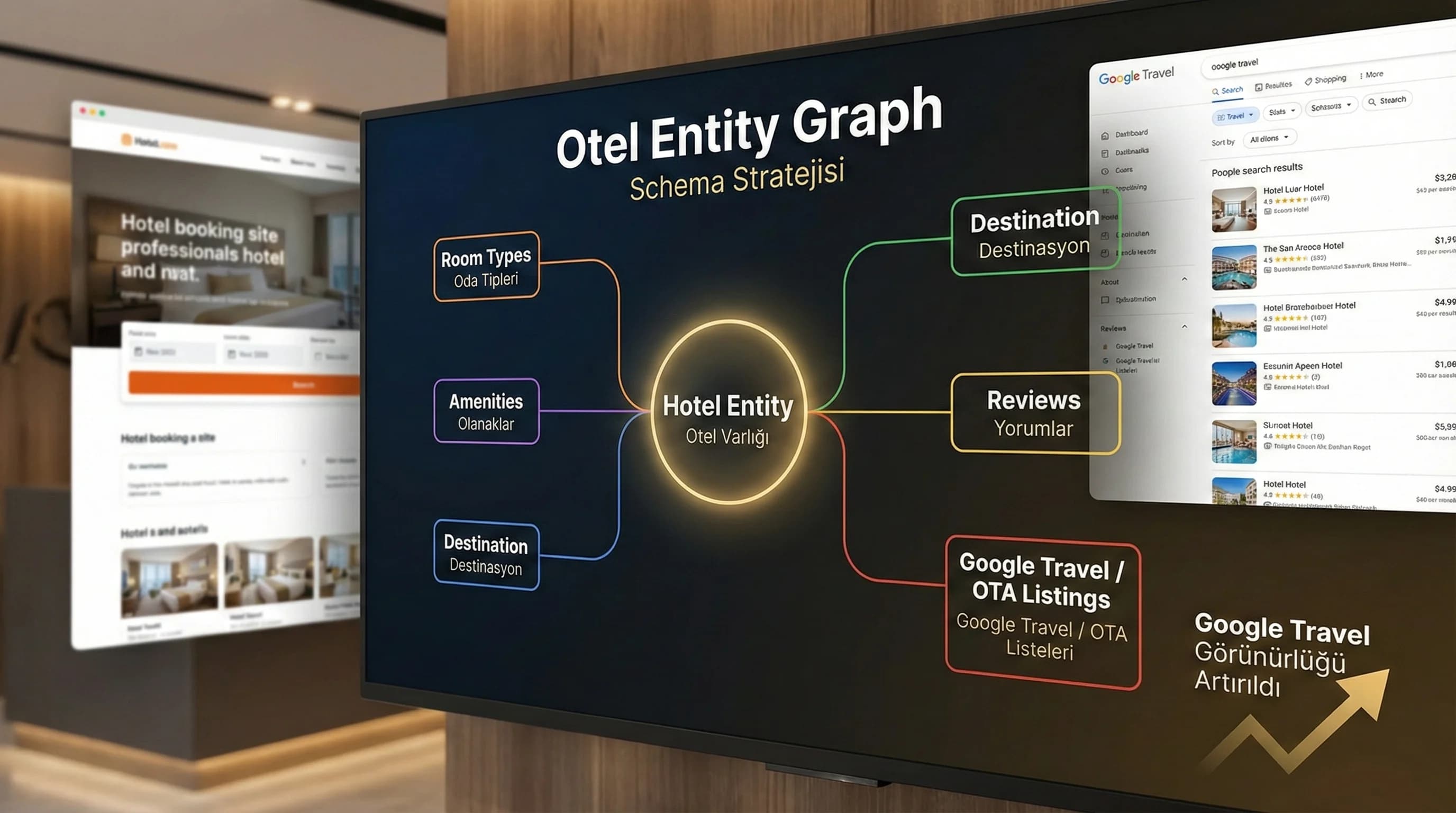 Otel SEO’da Entity Graph ve Schema: Google’a Sadece Kelime Değil, Otelini Anlat