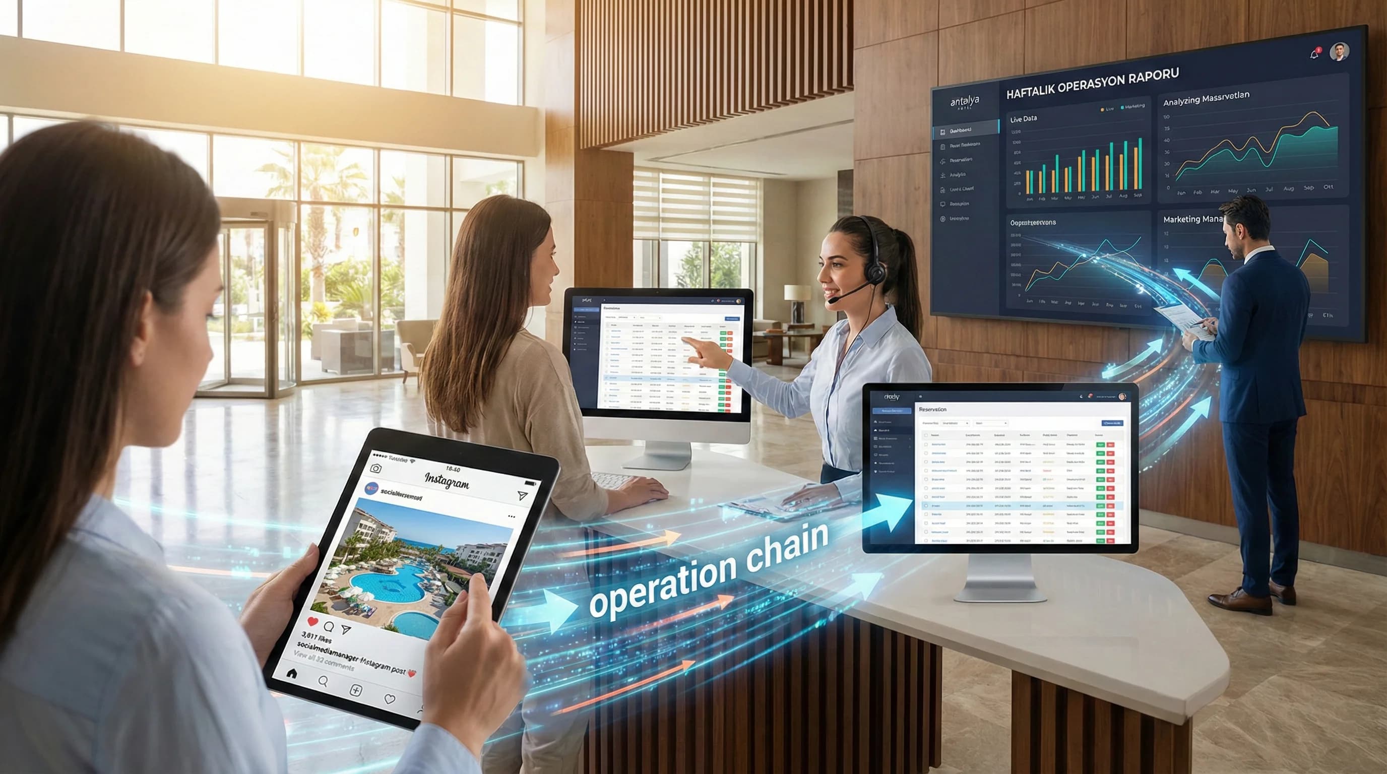 Otellerde Sosyal Medya Operasyon Akışı: Pazarlama, Ajans, Call Center ve PMS Nasıl Birlikte Çalışmalı?