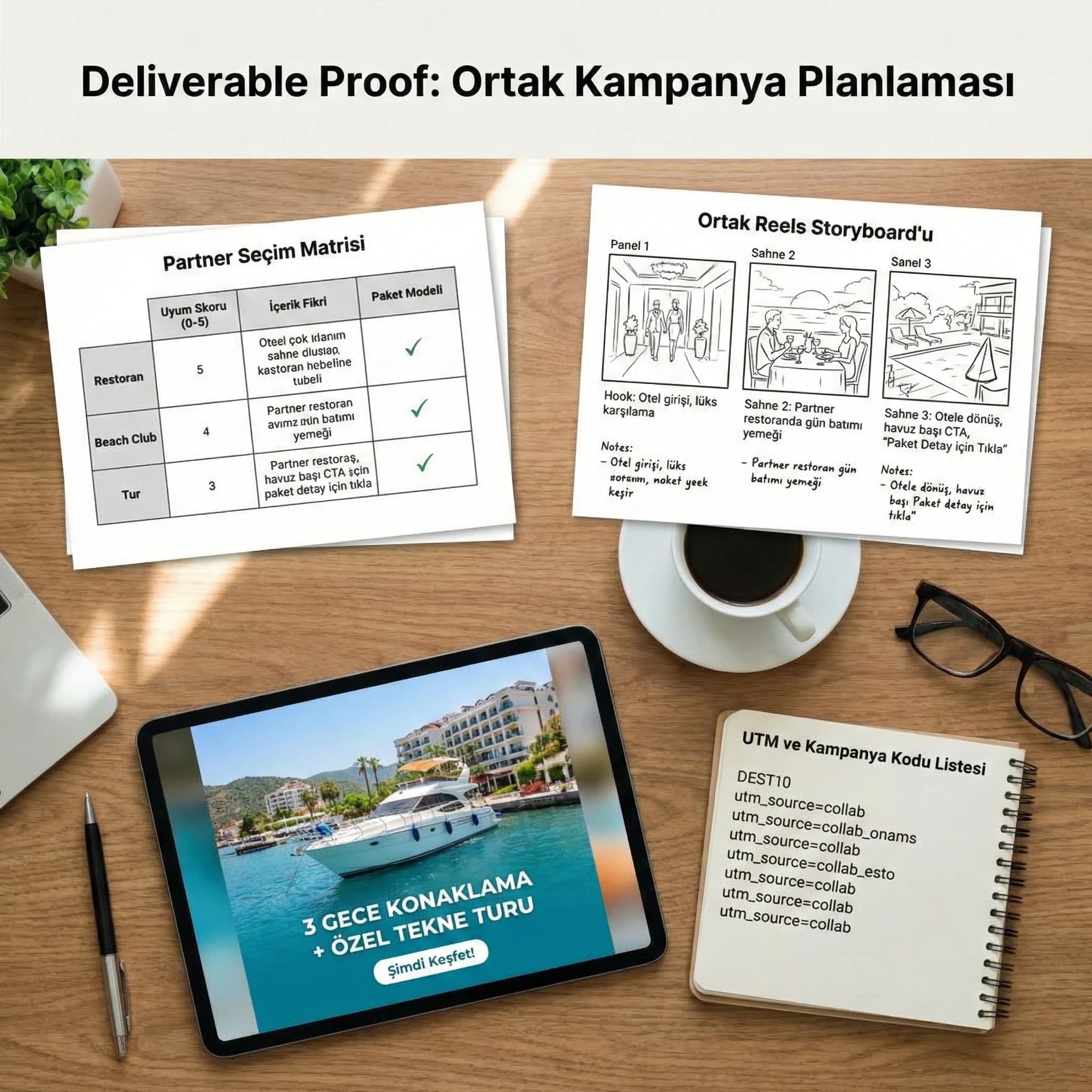 Ortak kampanya KPI kartı