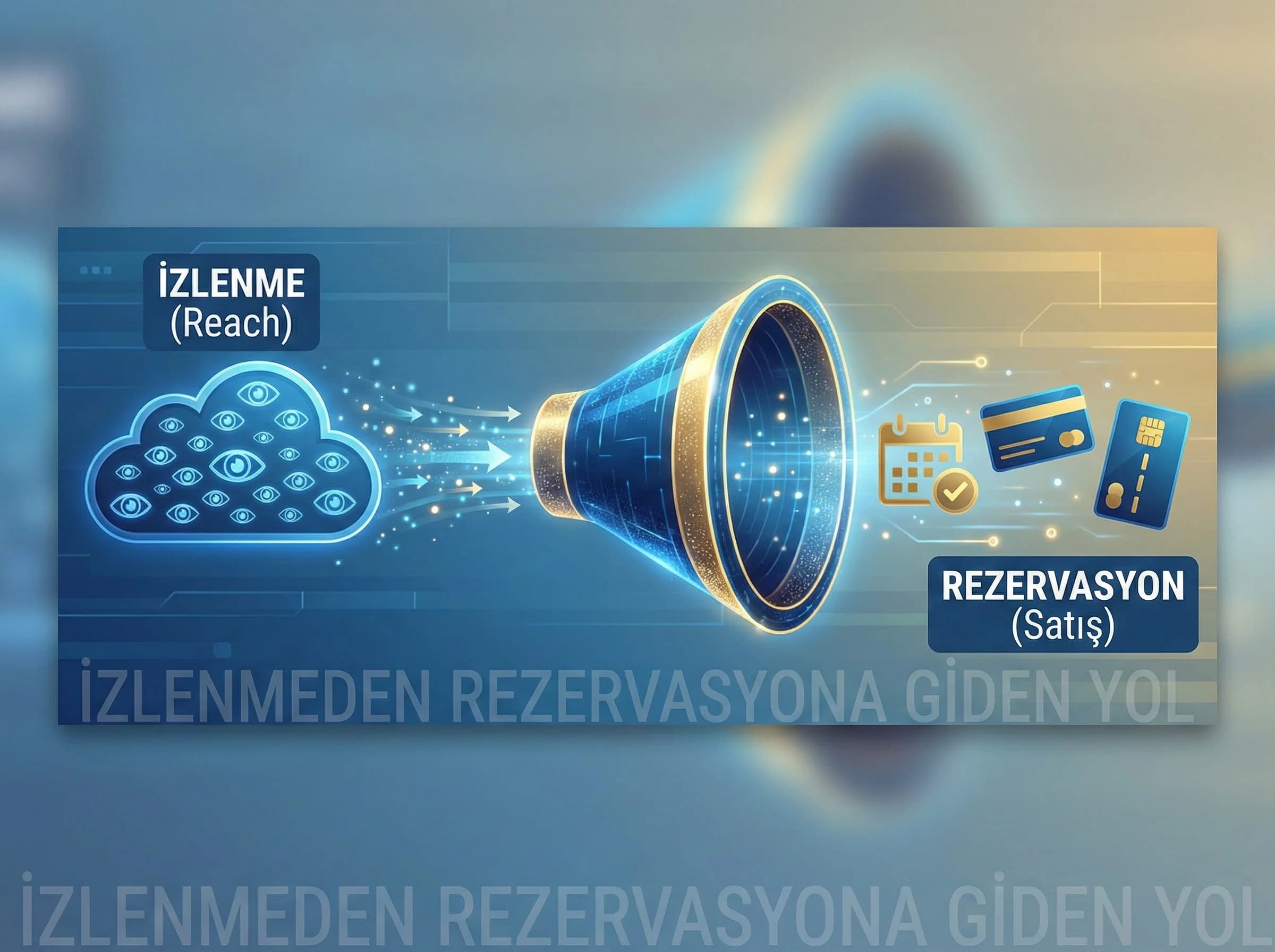 Otel Reels satış funnelı bölüm ayırıcı görseli