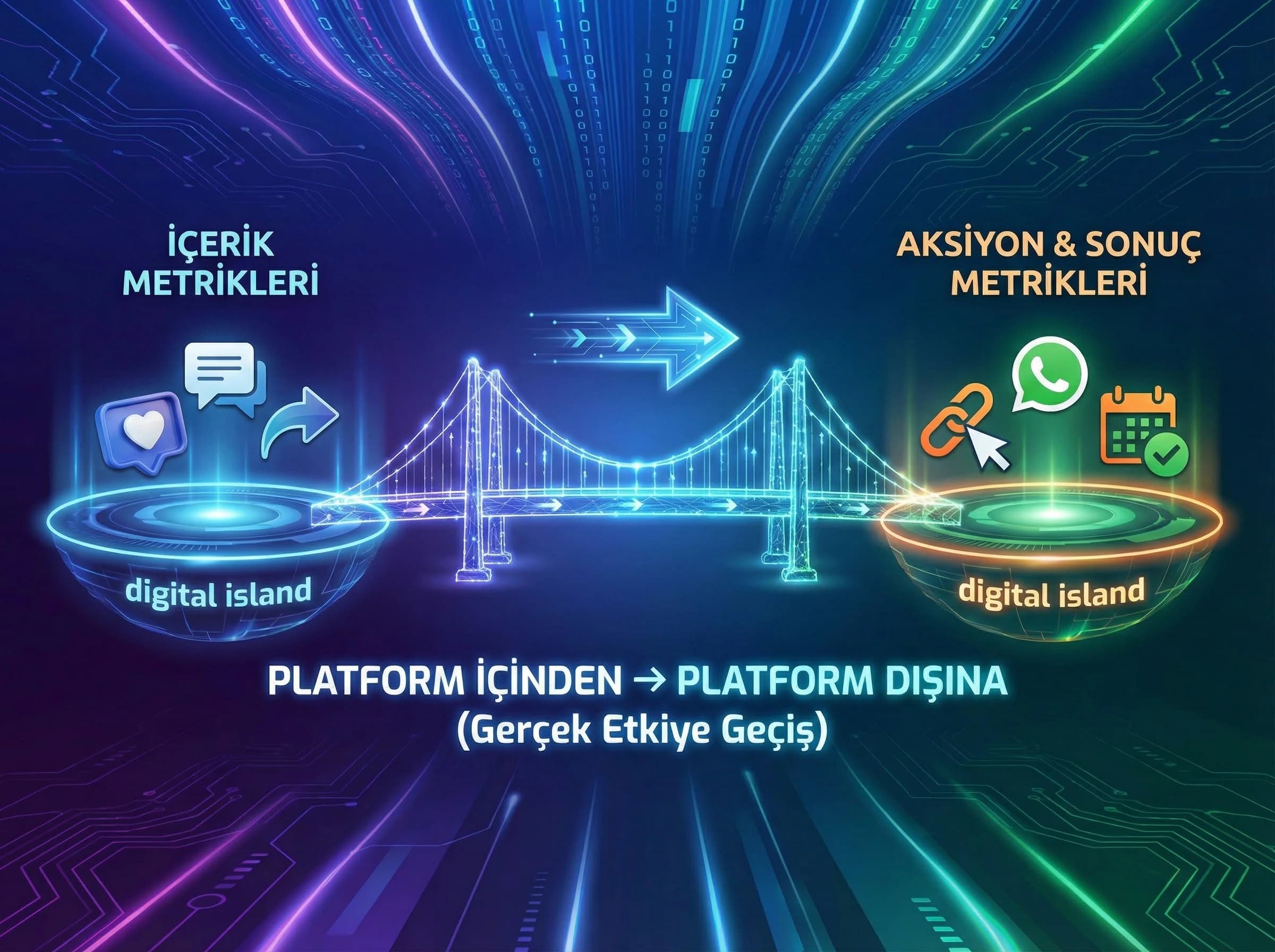 KPI bölümleri arasında geçiş sağlayan ayırıcı görsel