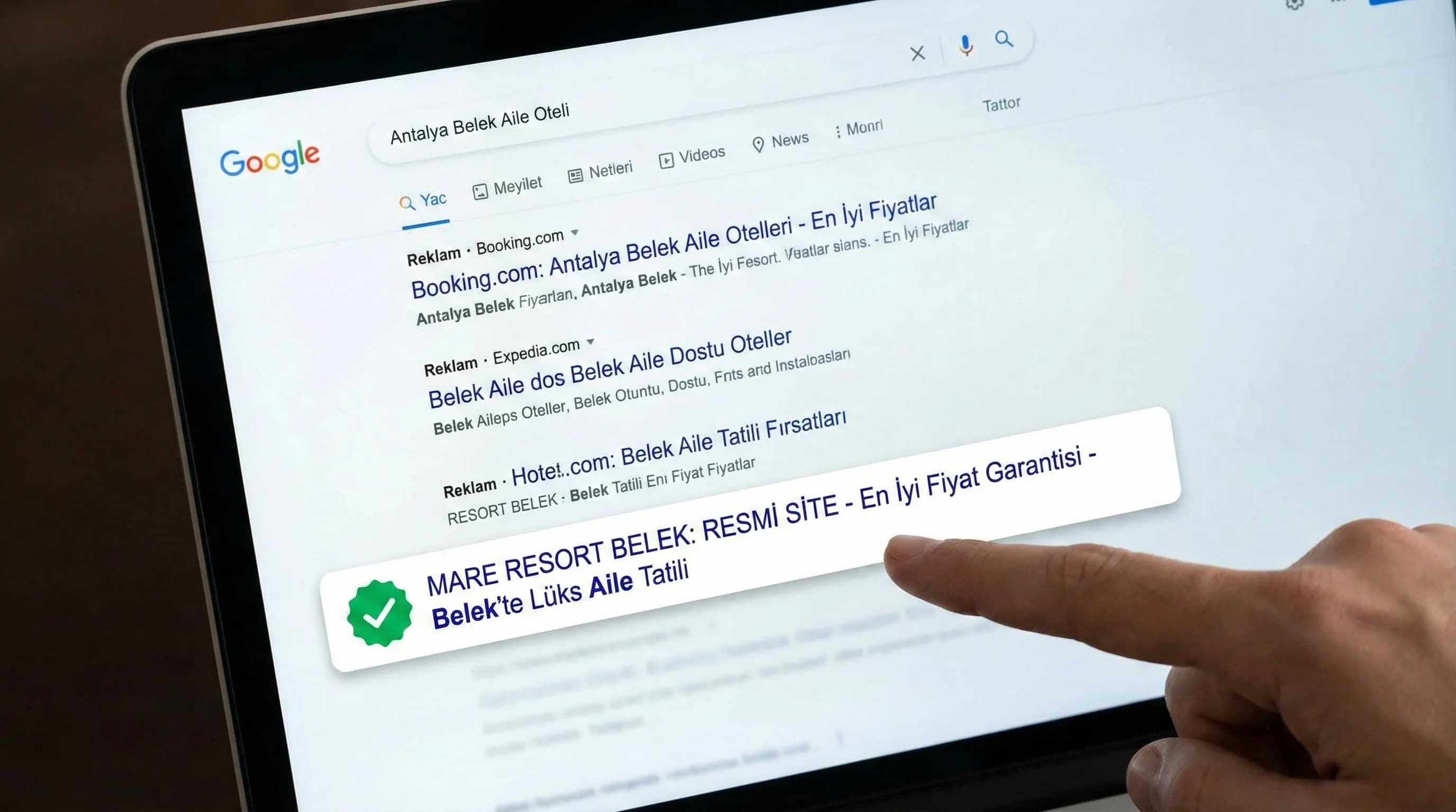 OTA rekabeti ve Google görünürlüğü bağlamı