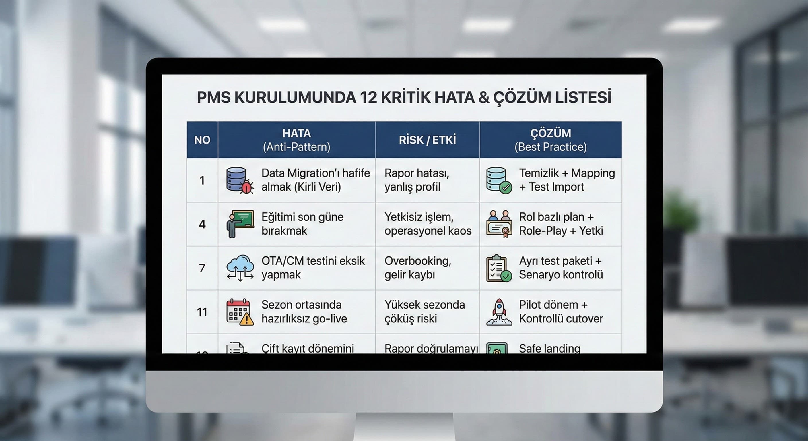 PMS kurulumunda sık yapılan hatalar hangileridir?