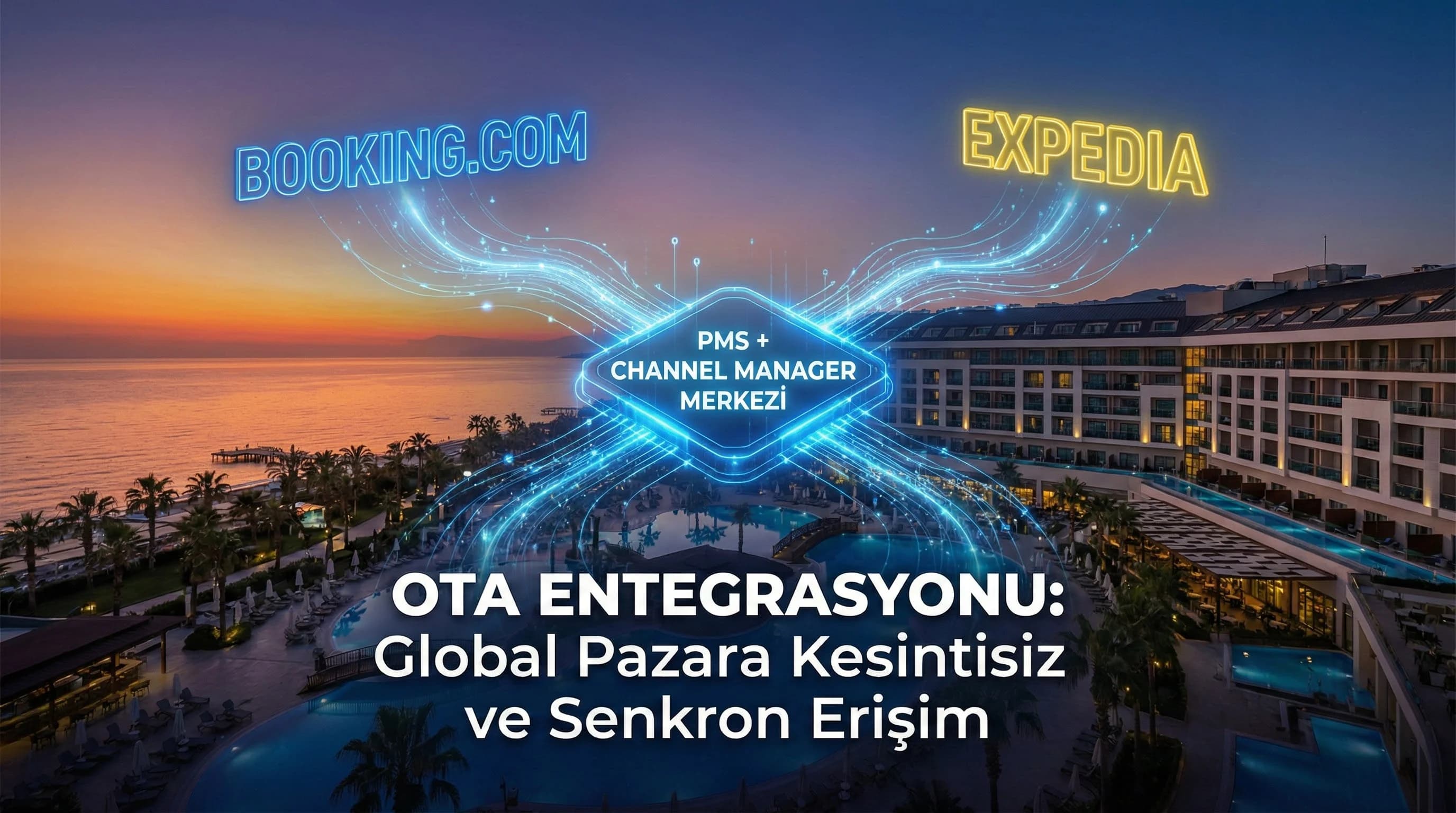 OTA Entegrasyonu Nedir? Booking & Expedia ile Oteliniz Nasıl Çalışır?