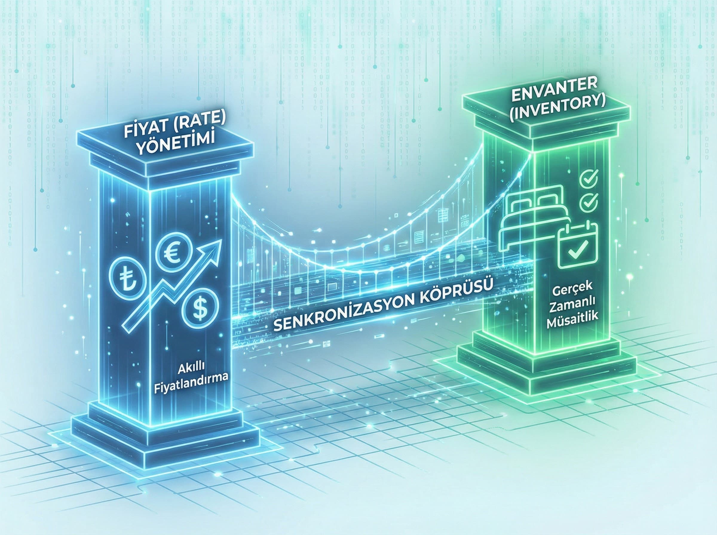 Fiyat ve envanter yönetimi geçiş görseli, otel gelir yönetimi