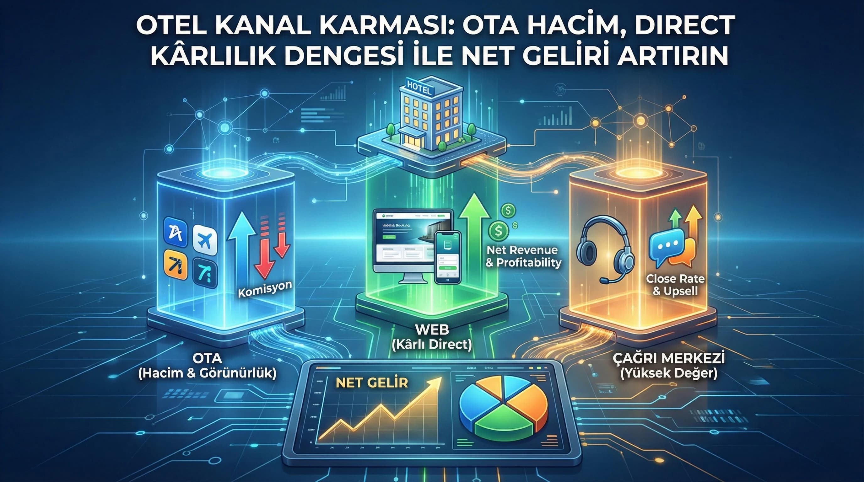 OTA, Web ve Çağrı Merkezi Kanal Karması ile Online Satışı Artırmak