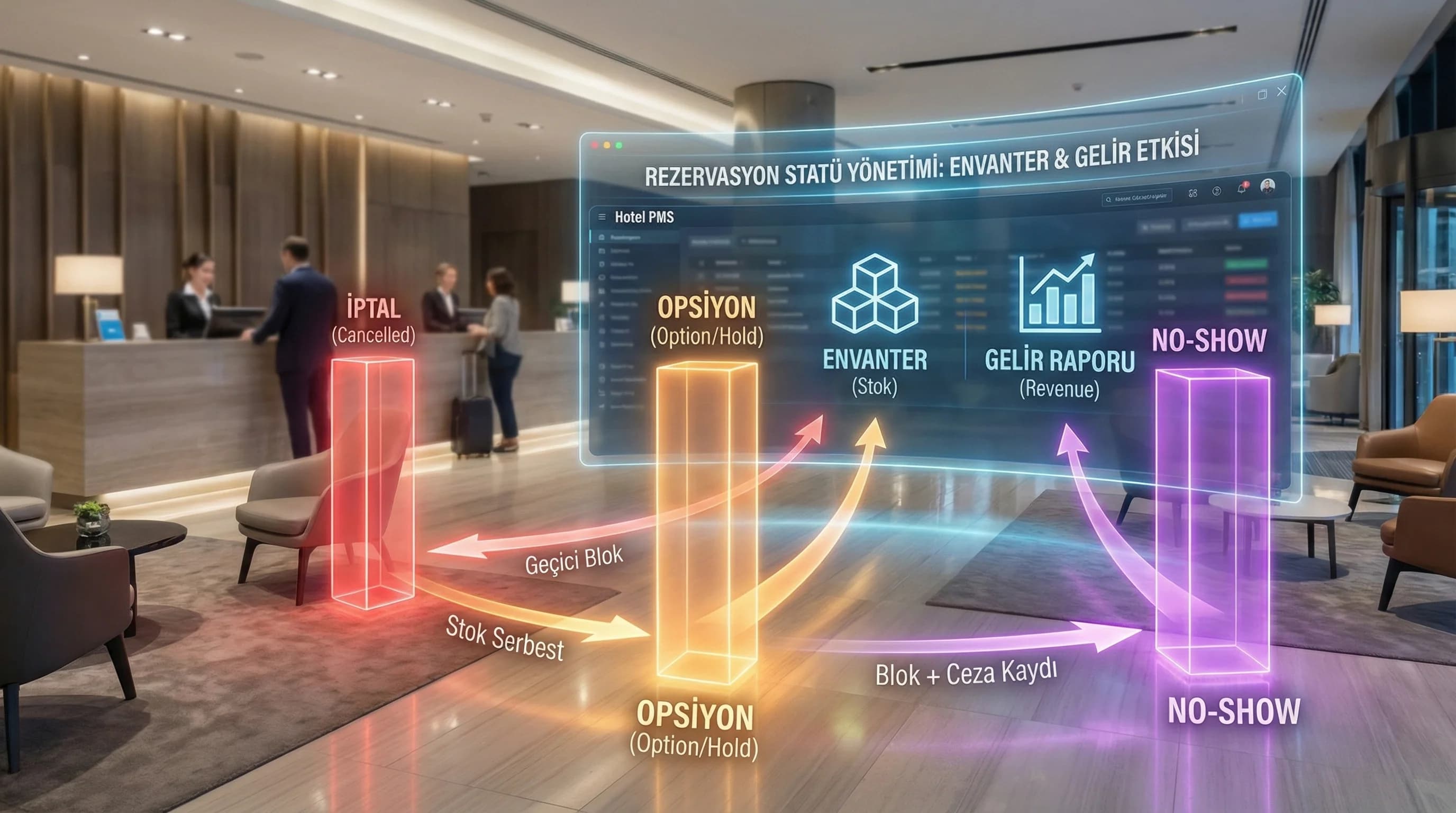 İptal, Opsiyon ve No-Show Statülerini Doğru Kullanmak: Rezervasyon Yönetimi Rehberi