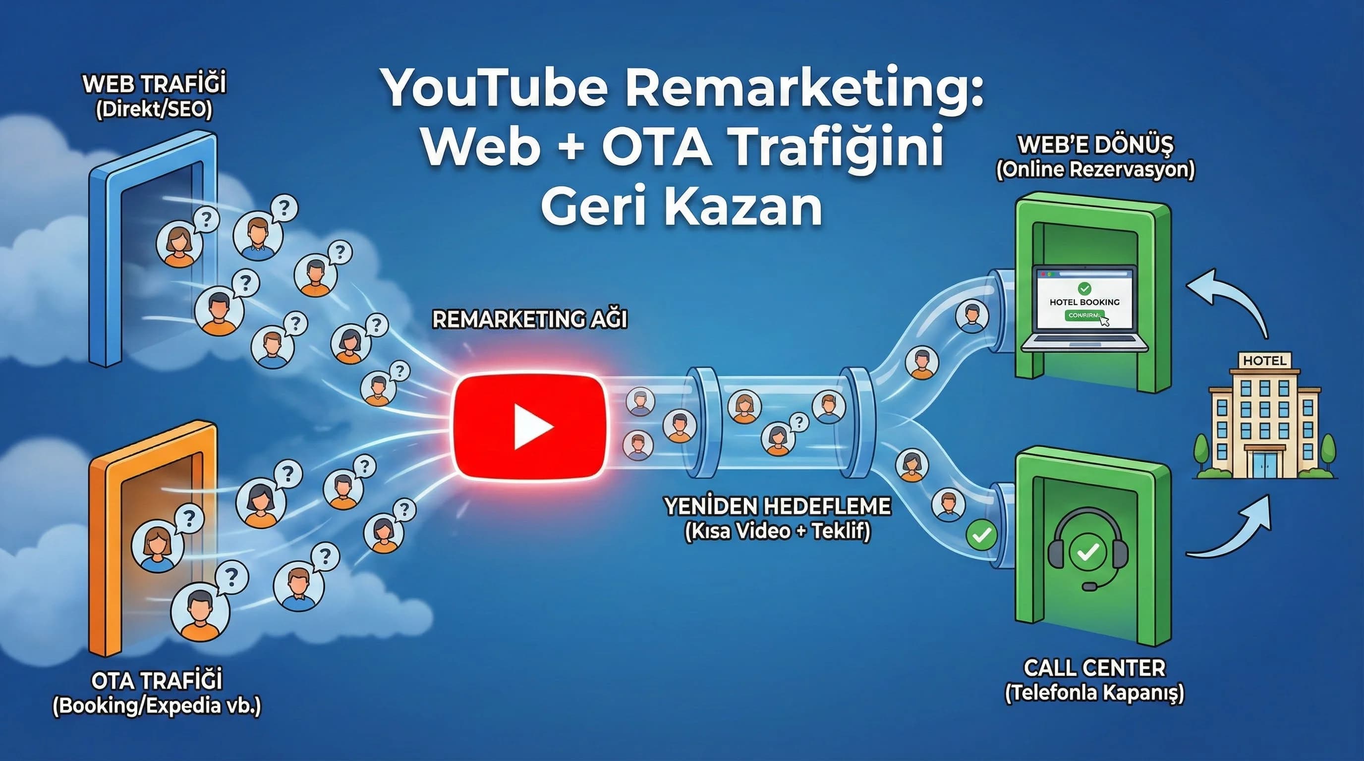 YouTube Remarketing ile Otel Web ve OTA Trafiğini Nasıl Geri Kazanırsınız?
