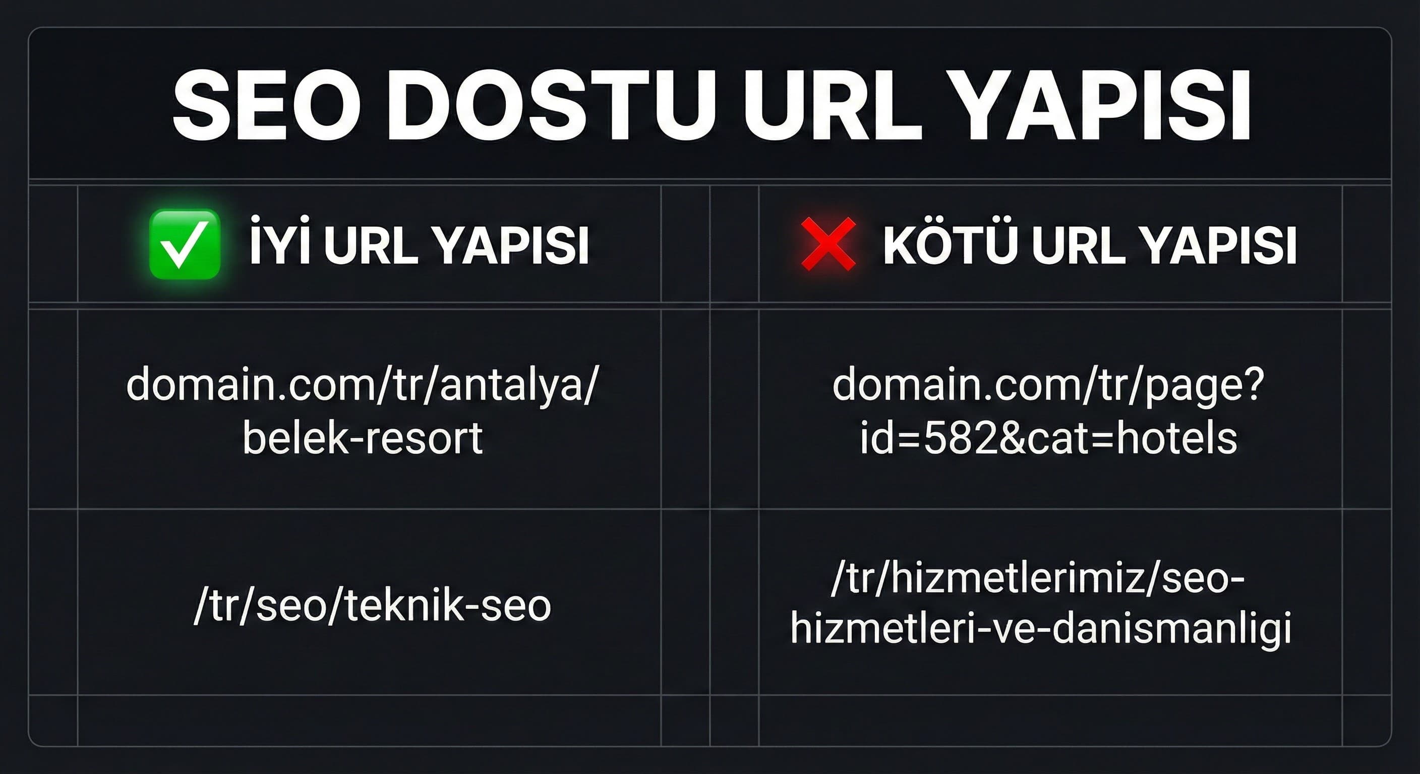 URL Yapısı ve Anahtar Kelime Kullanımı