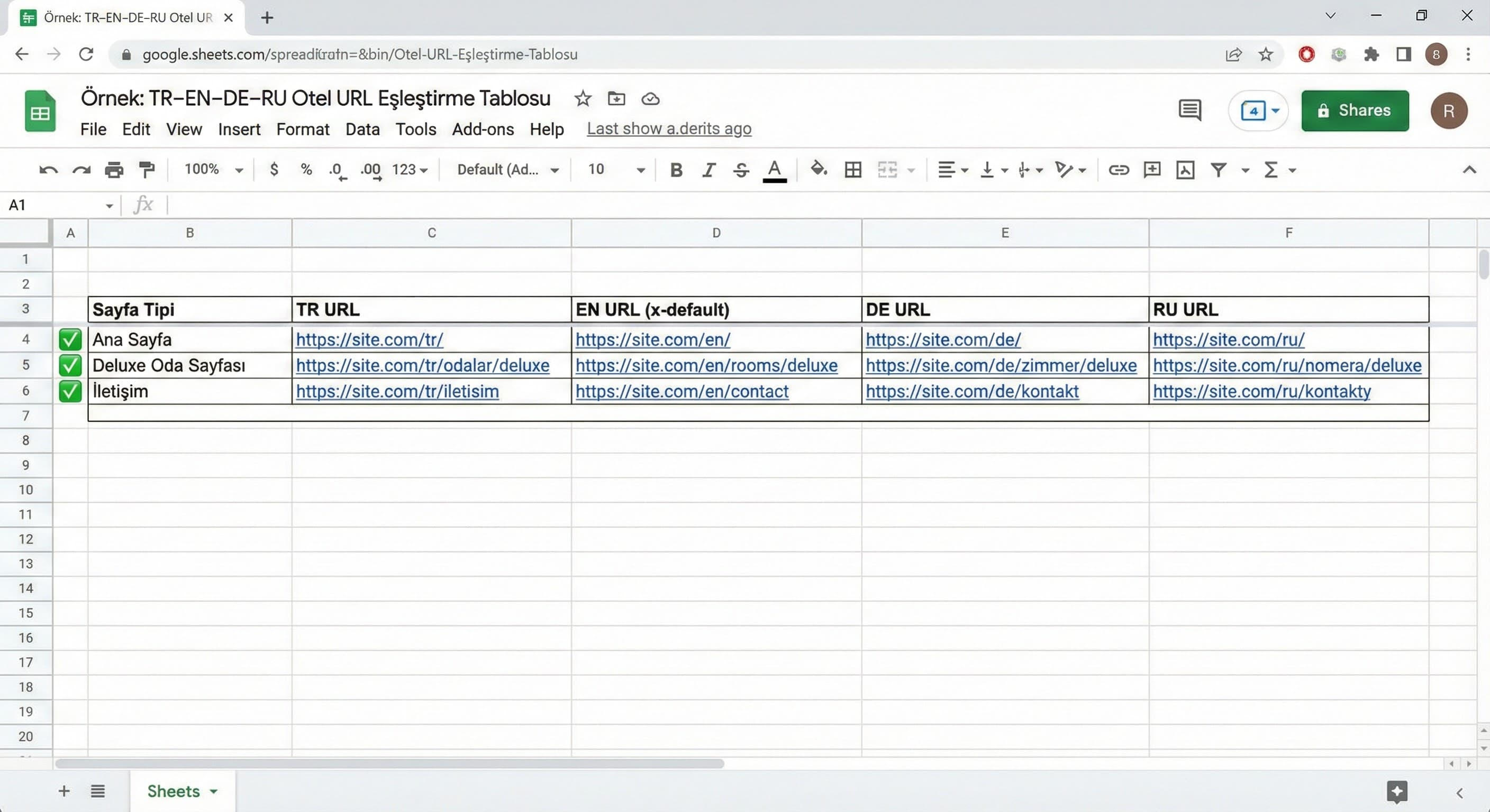 TR–EN–DE–RU eşleştirme tablosu