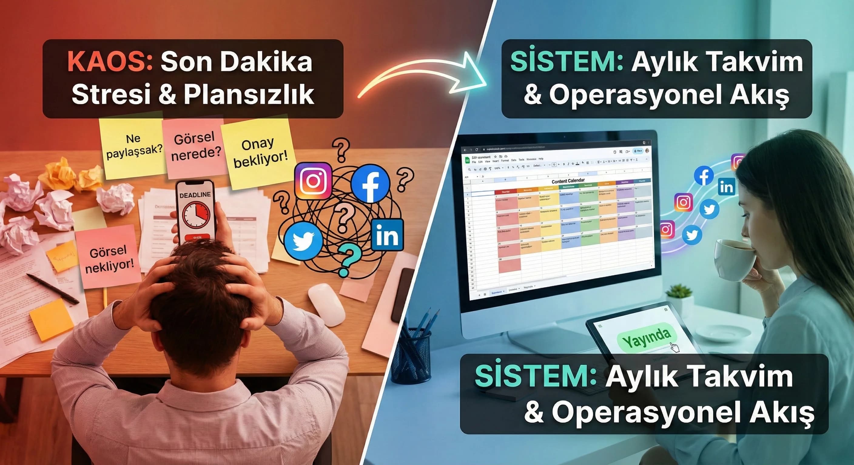 Aylık Sosyal Medya İçerik Takvimi Nasıl Kurulur?