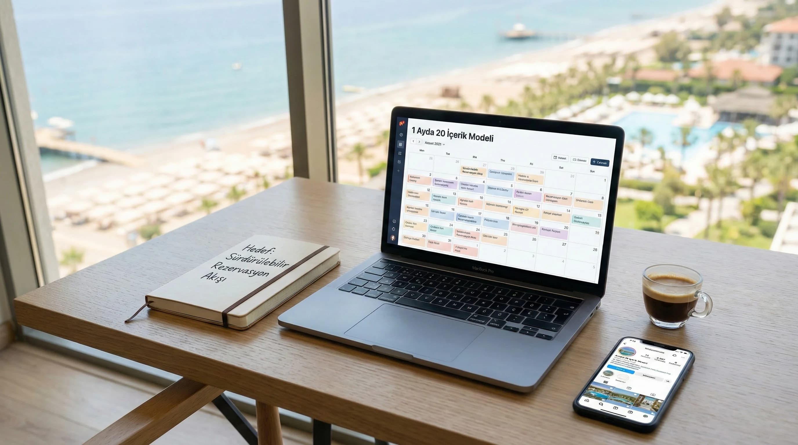 Otel ve Turizm Markaları İçin 1 Ayda 20 İçerik Modeli