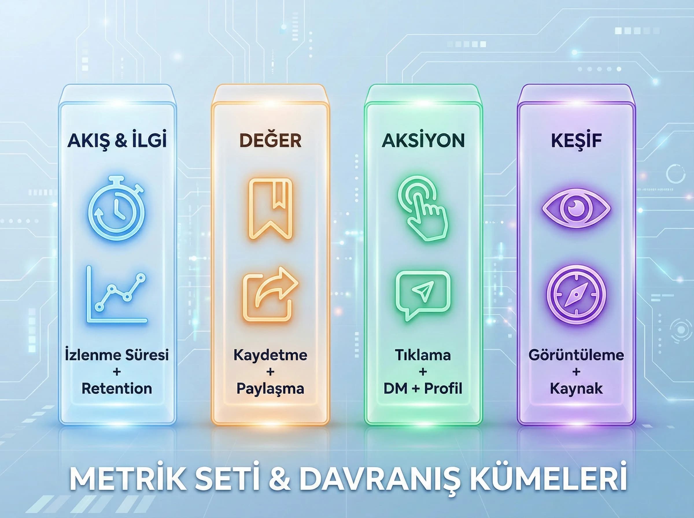 Metrik kümelerini ayıran bölüm ayırıcı görsel