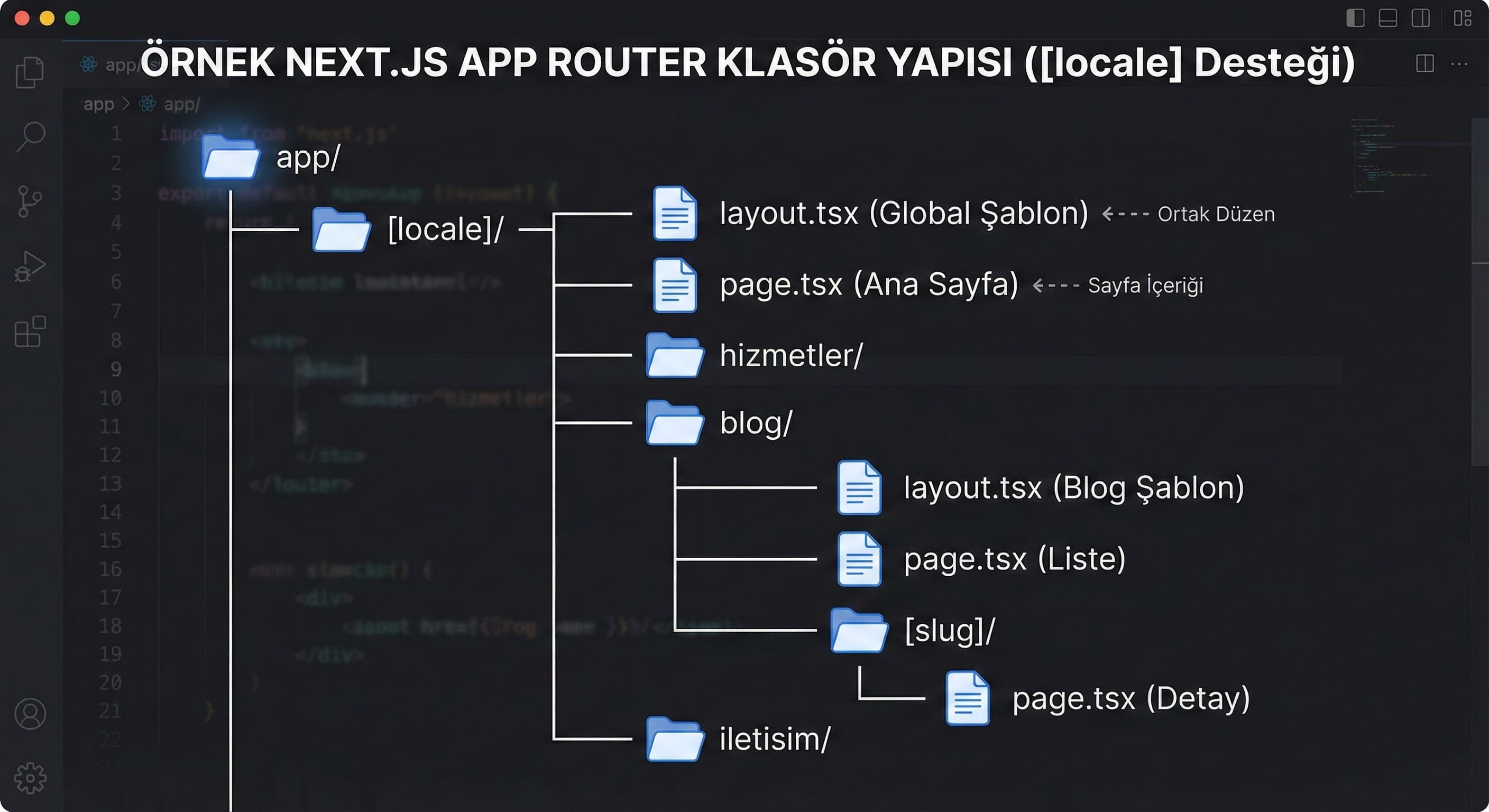 Örnek Next.js App Router Klasör Yapısı