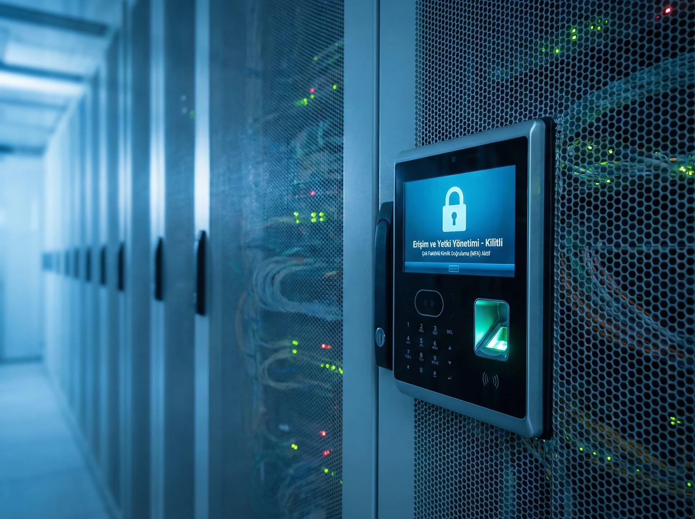 Erişim ve yetki yönetimi bölümü, otel ve B2B güvenlik ayracı