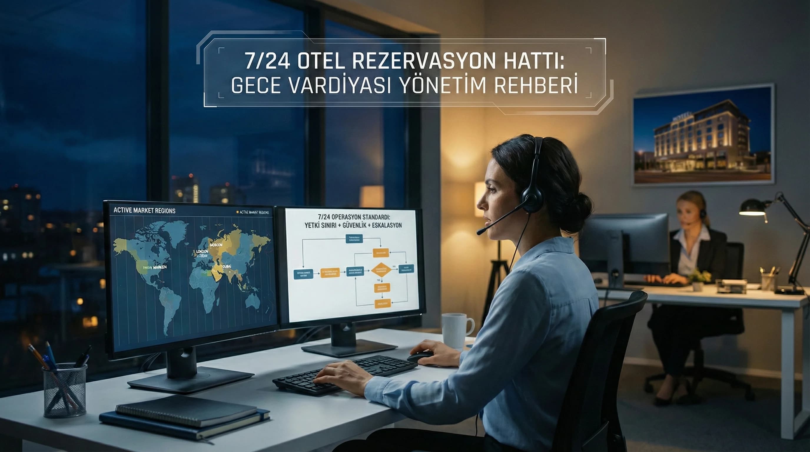 7/24 ve Gece Rezervasyon Çağrı Merkezi Yönetimi: Oteller İçin En İyi Uygulamalar