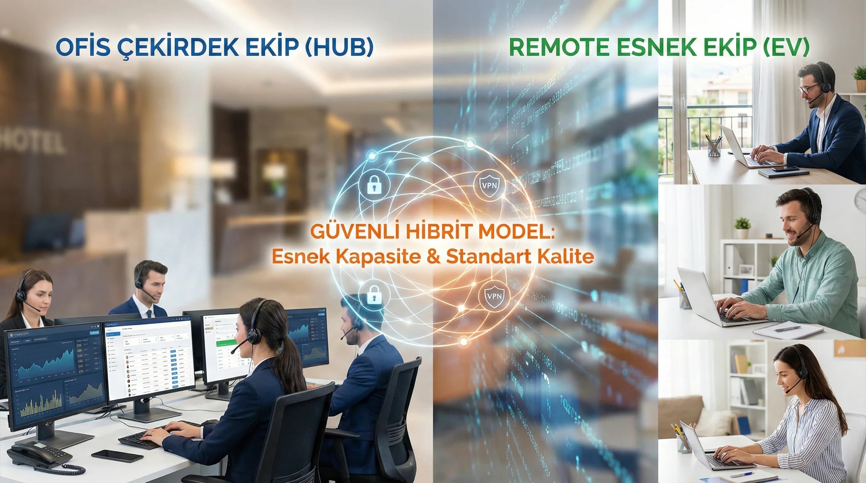 Uzaktan Çalışma ve Hibrit Model: Otel Rezervasyon Ekipleri Nasıl Yapılandırılmalı?