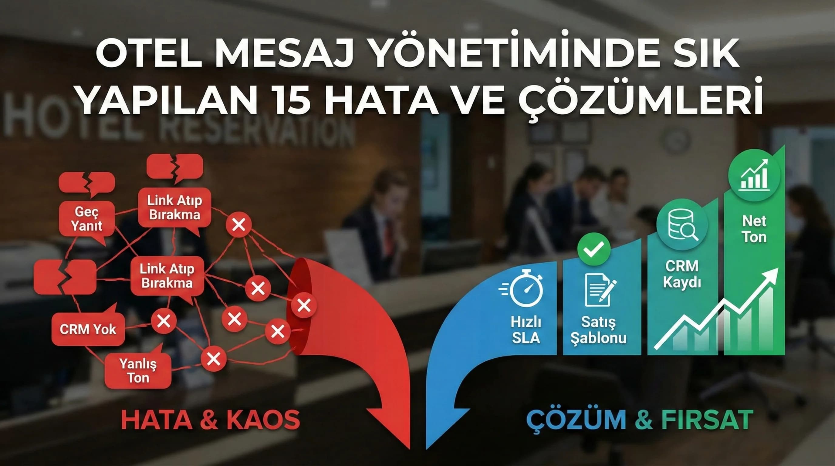 Otel Mesaj Yönetiminde Sık Yapılan 15 Hata ve Çözümleri