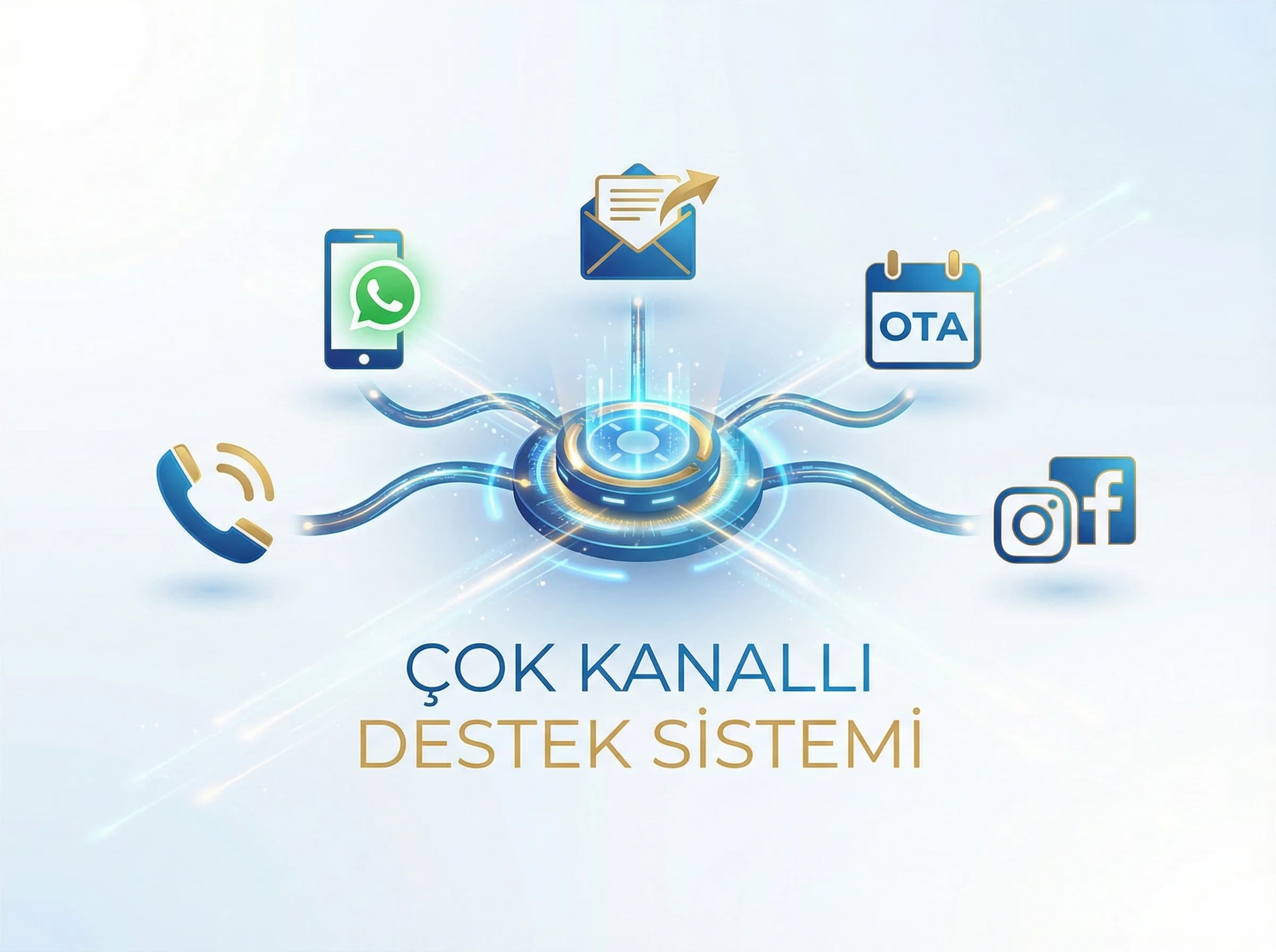 Çok kanallı temas noktaları amacı süreç bölümü otel bağlamı