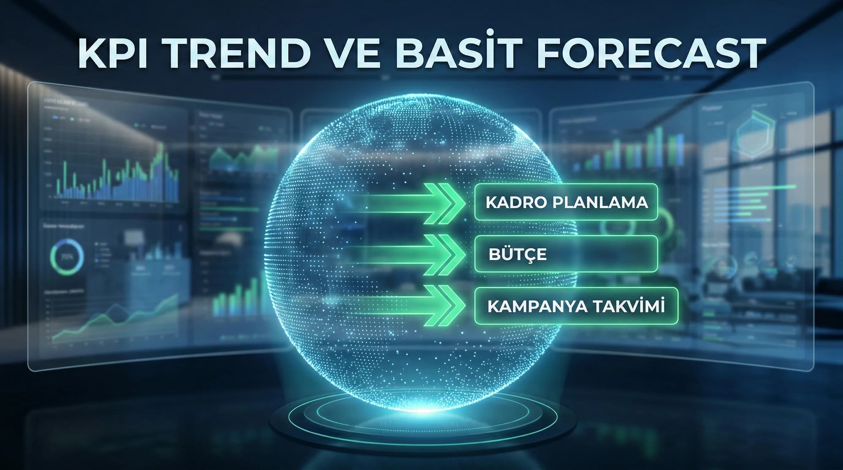 KPI Trend Analizi ve Basit Öngörücü Modeller: Sadece Dünü Değil Yarını da Okumak