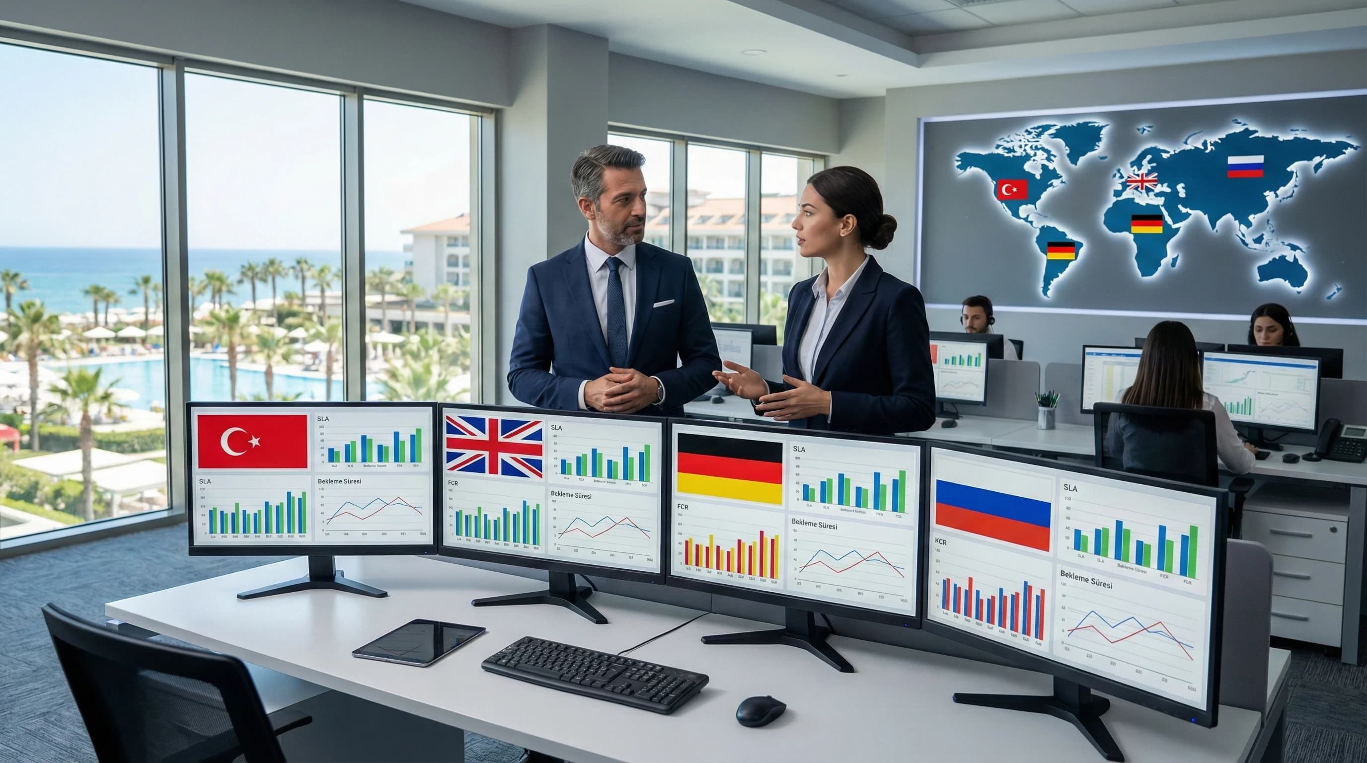 Cok Dilli Performans Analizi: TR–EN–DE–RU Çağrı Merkezi KPI’larını Nasıl Okursunuz?
