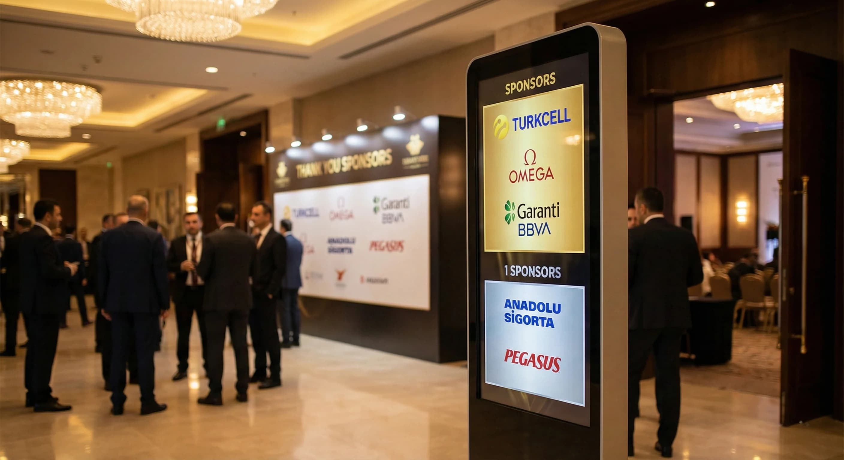 Sponsor yerleşimi ve ortak marka kullanımını anlatan bölüm geçiş görseli