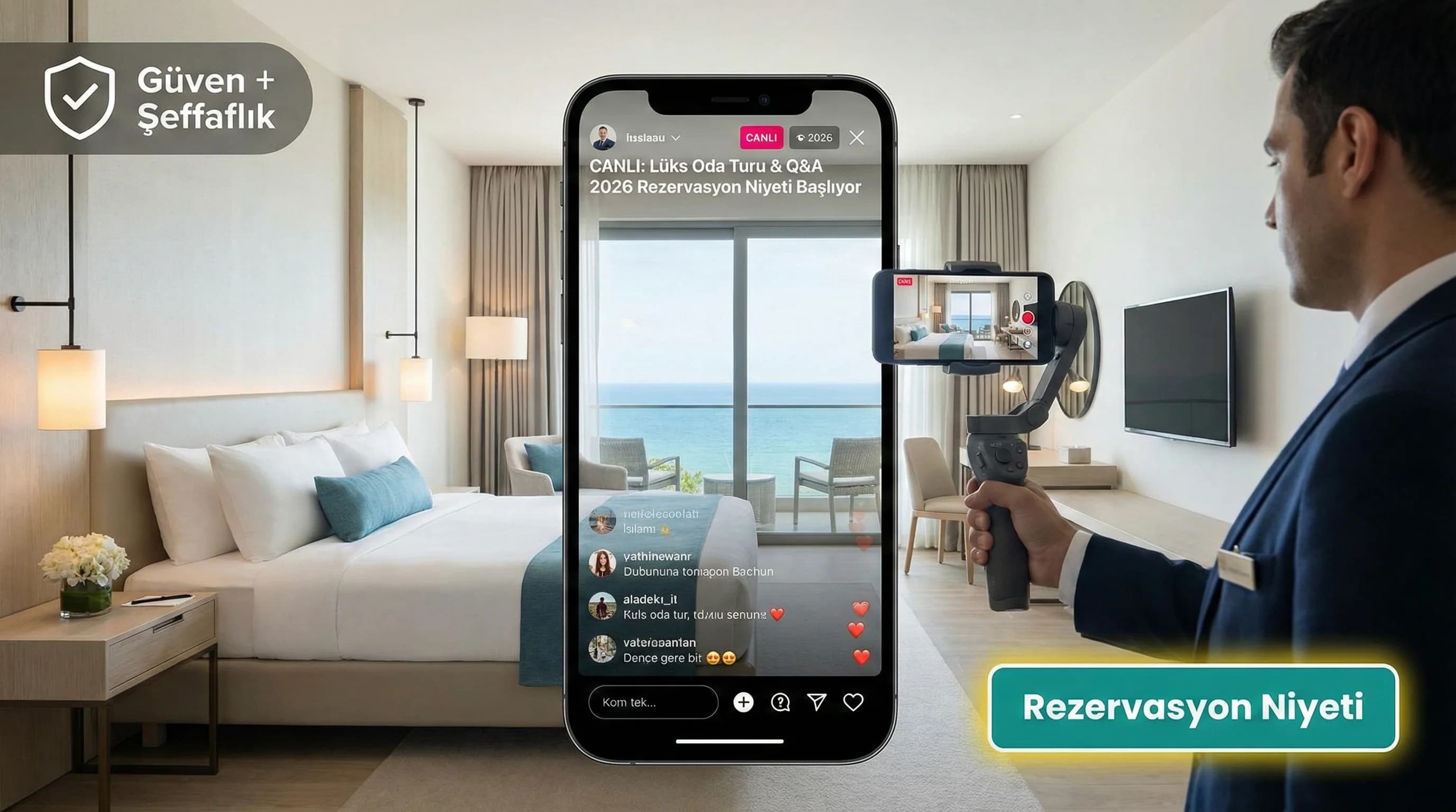 2026’da Oteller İçin Canlı Yayın Trendleri: Oda Turları ve Soru-Cevap Formatları
