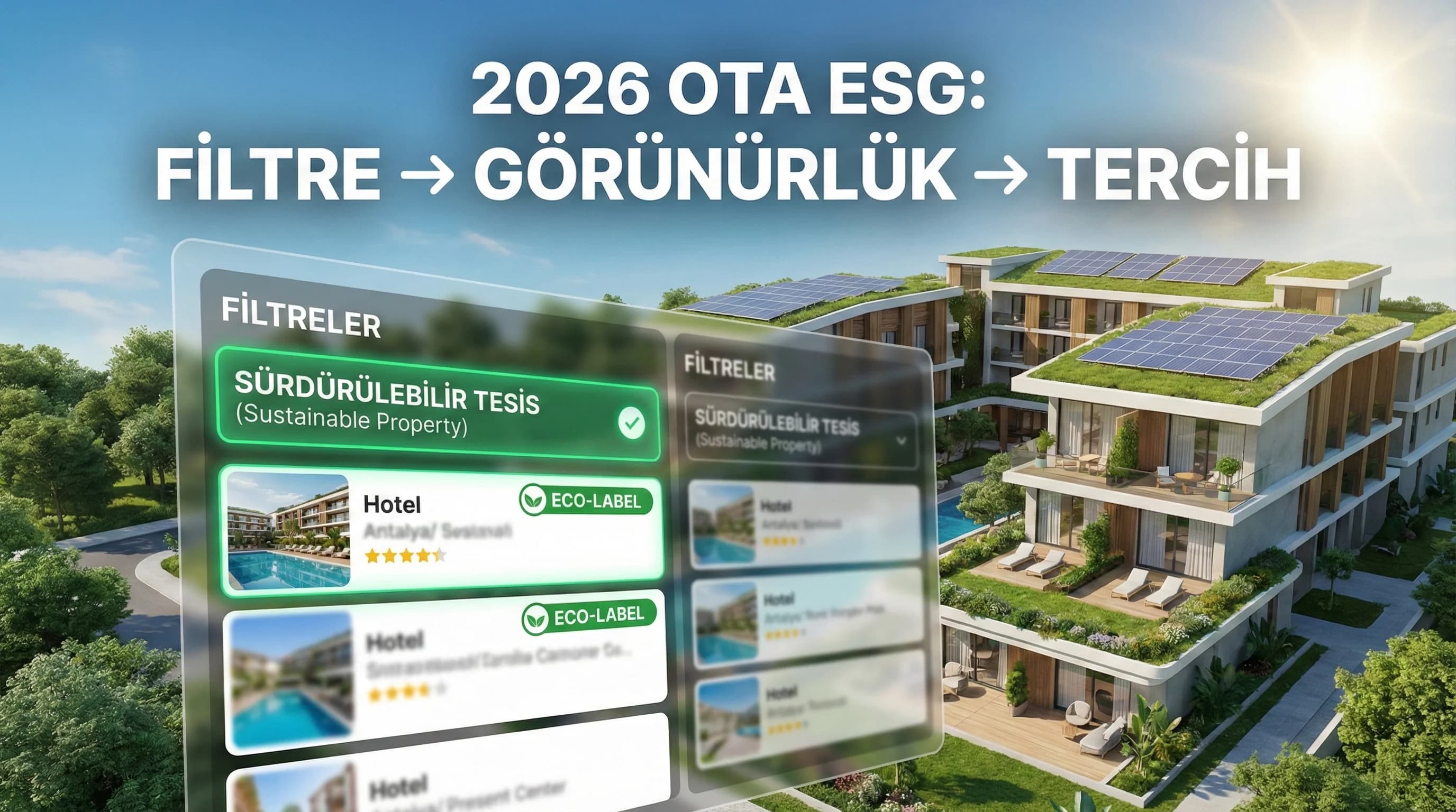 2026’da OTA ESG / Eko Etiket ve Sürdürülebilirlik Filtreleri Otelleri Nasıl Etkileyecek?