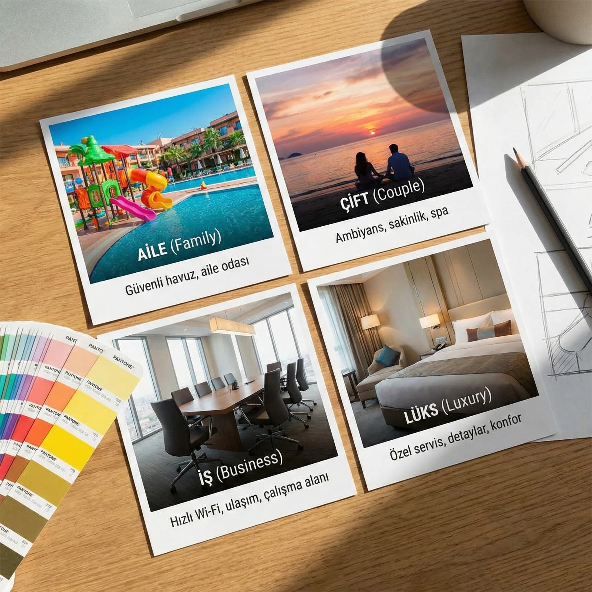 İçerik & galeri kontrol listesi, amaç: hızlı uygulama, otel operasyon bağlamı