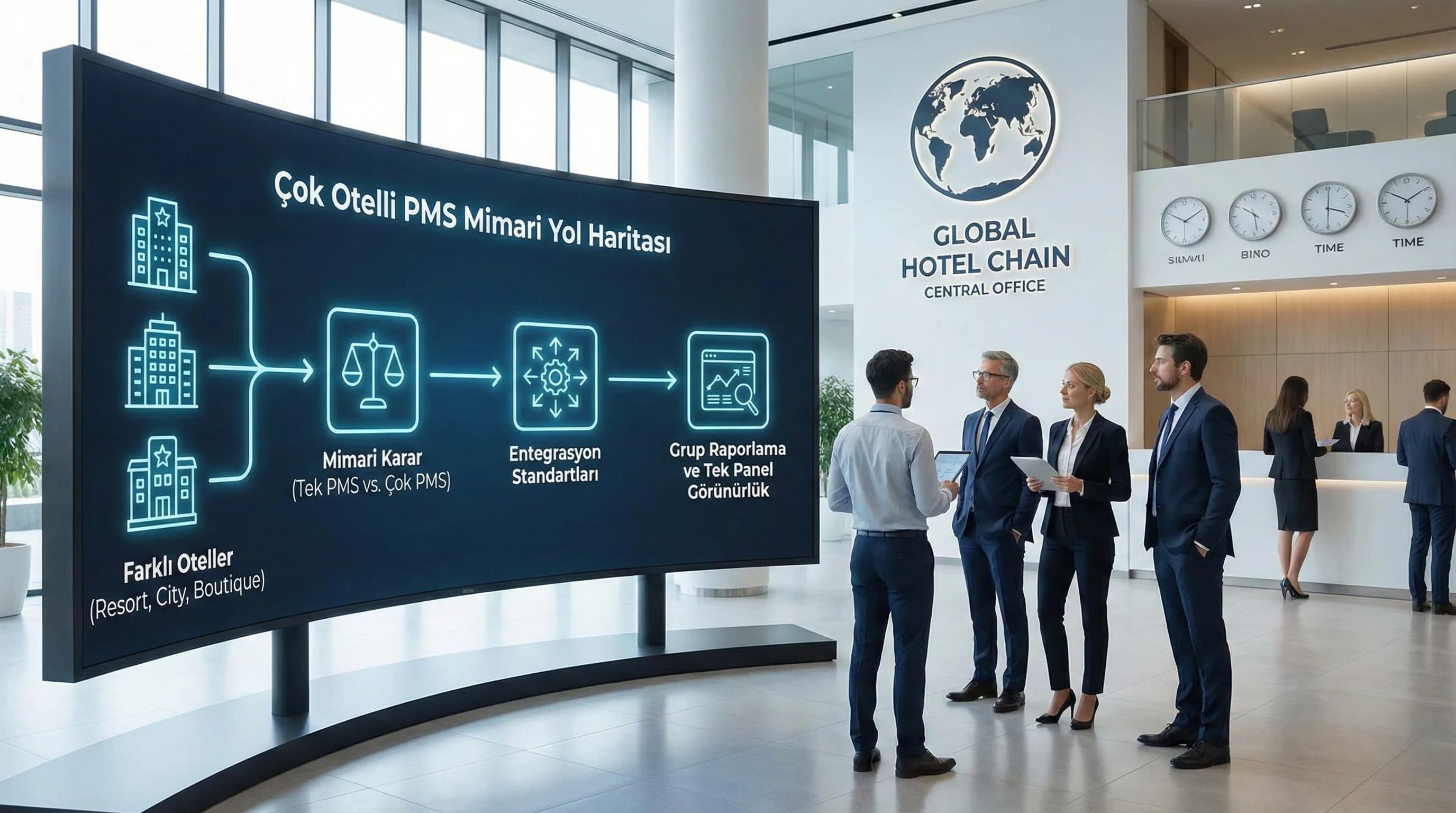 Çok Otelli Yapılarda PMS Entegrasyon Mimarisi: Grup ve Zincir Oteller İçin Yol Haritası