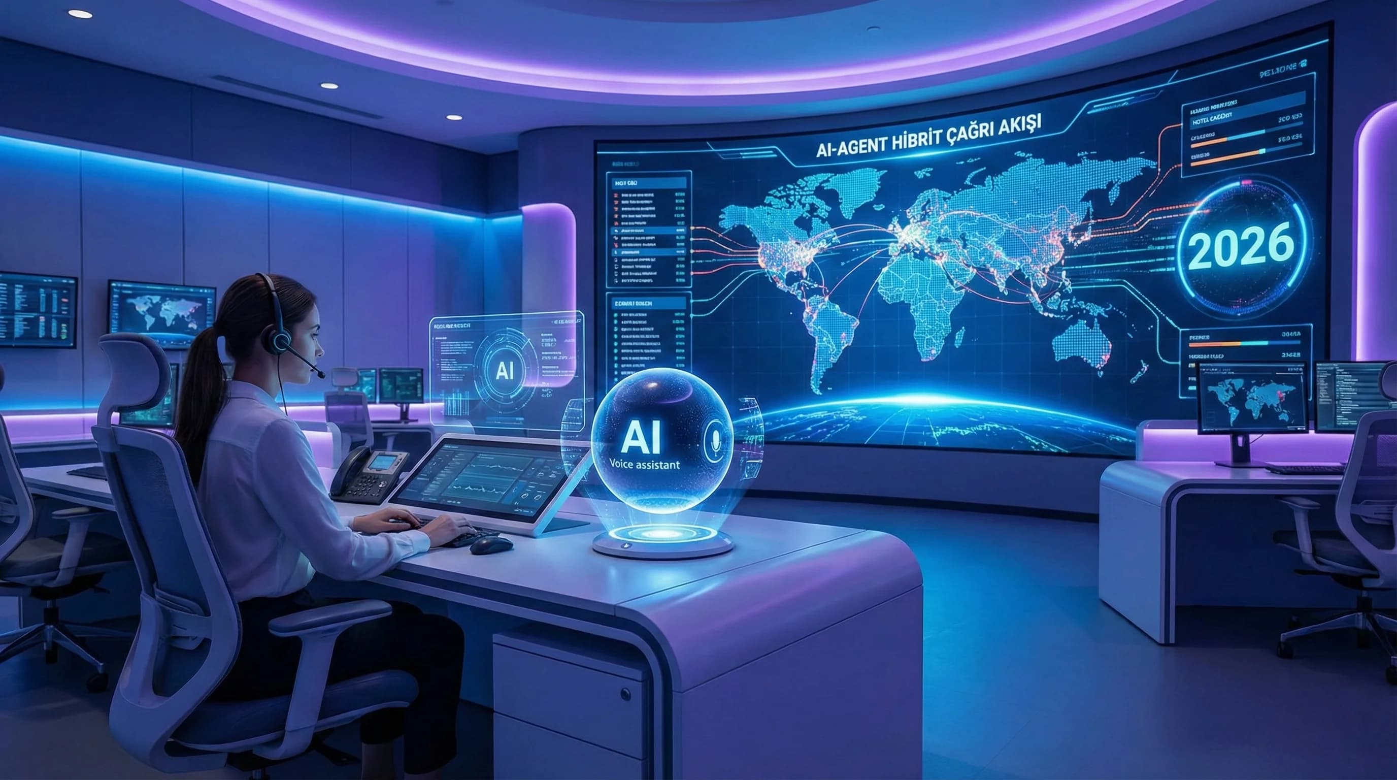 2026’da Otel Çağrı Merkezlerinde Yapay Zekâ Sesli Asistanlar ve Voicebot Entegrasyonu